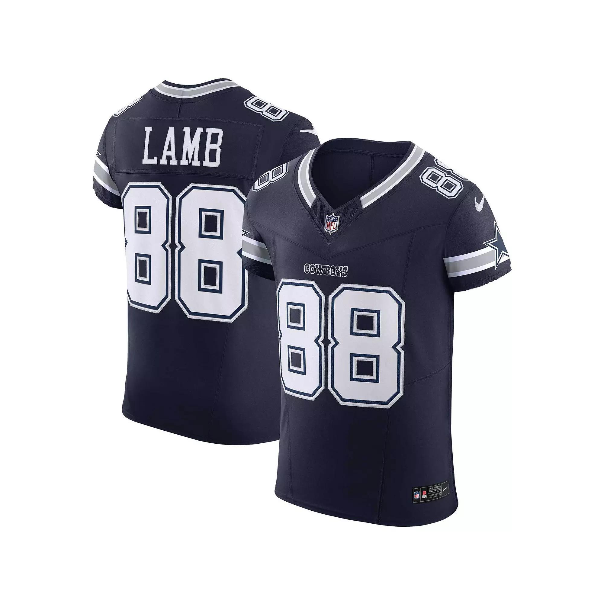 Men's Nike CeeDee Lamb Navy Dallas Cowboys Vapor F.U.S.E. Elite Jersey, Size: 48, Blue Product Image