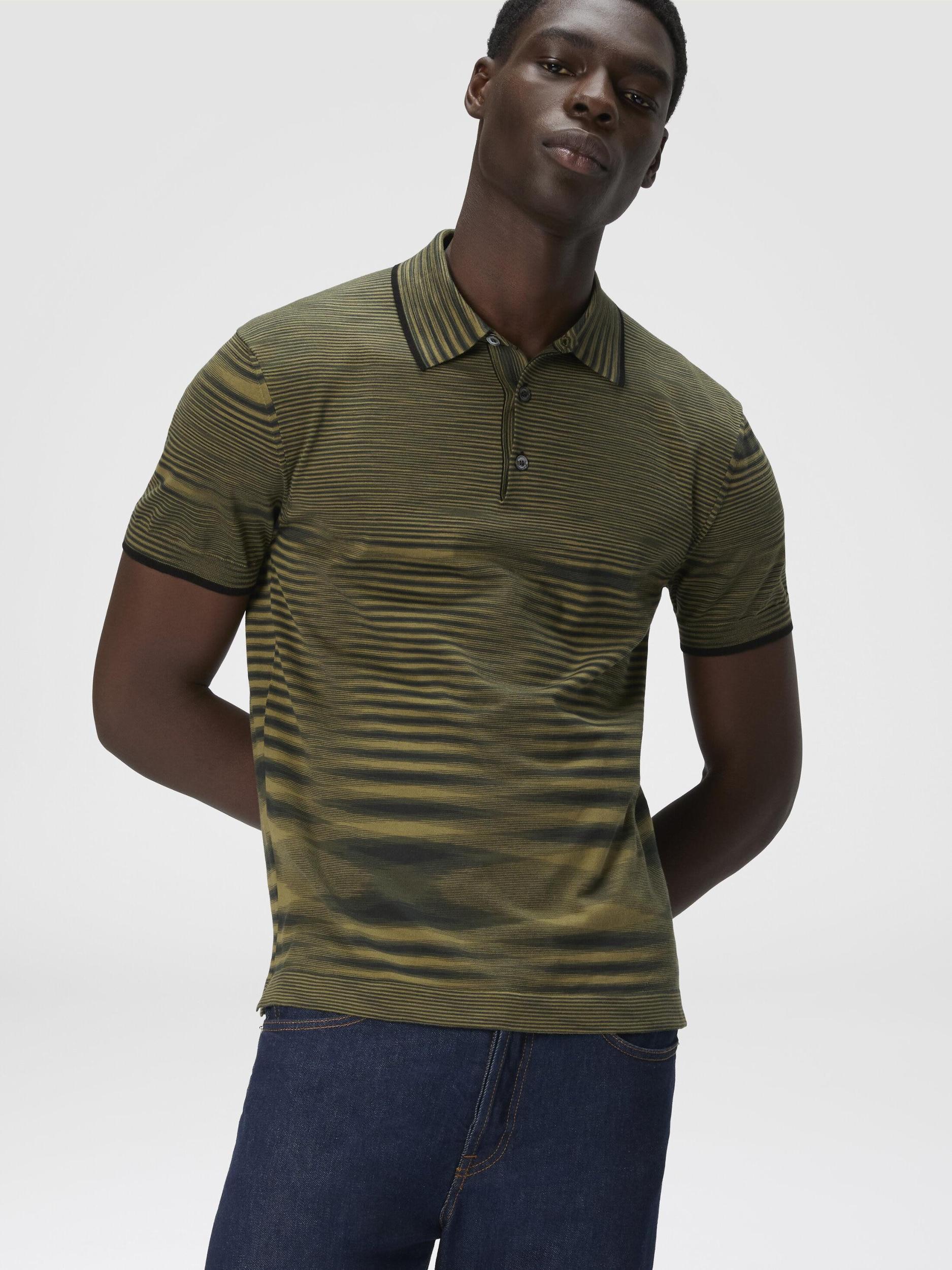 Slub cotton polo shirt Product Image