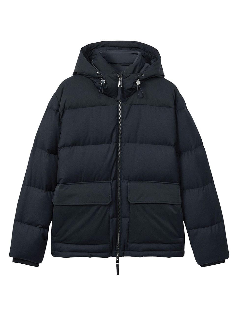 Mens Carston Padded Hooded Zip-Up Jacket Product Image