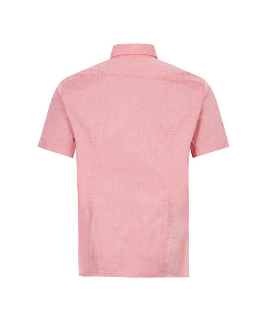 HUGO BOSS Logo Short-sleeved Shirt In Pink Product Image