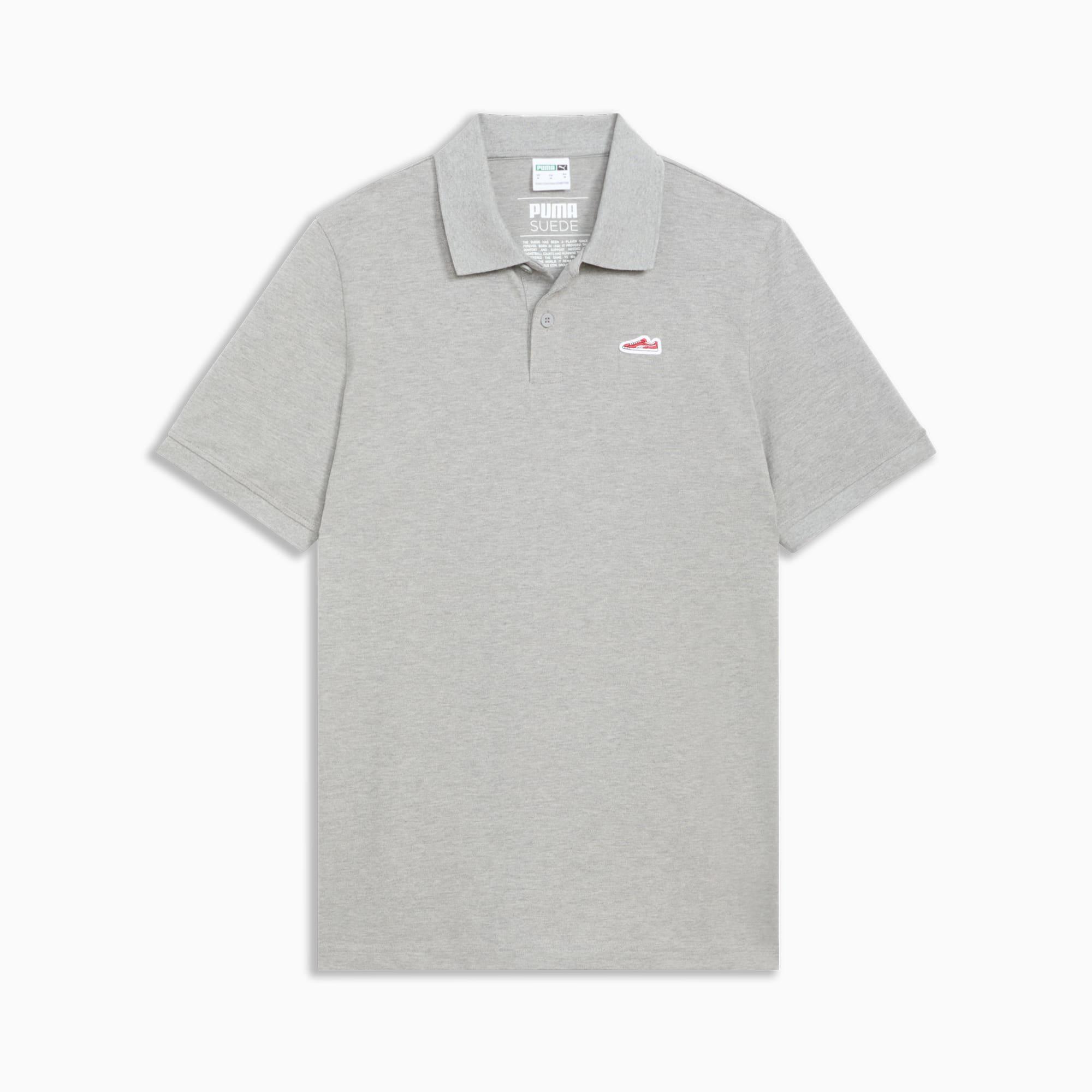 Suede Logo Men's Polo Product Image