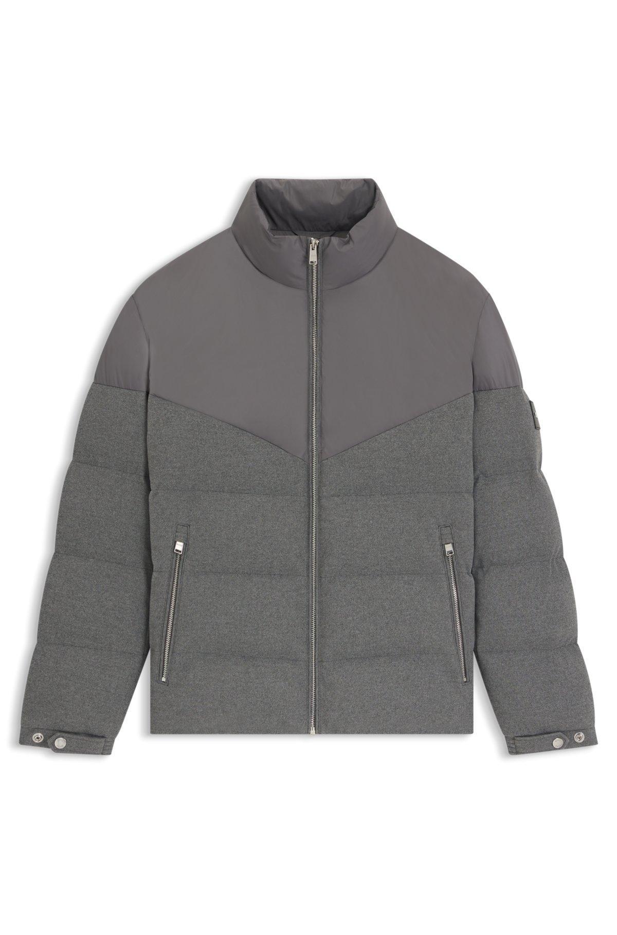 Waterproof jacket in brushed flannel Product Image