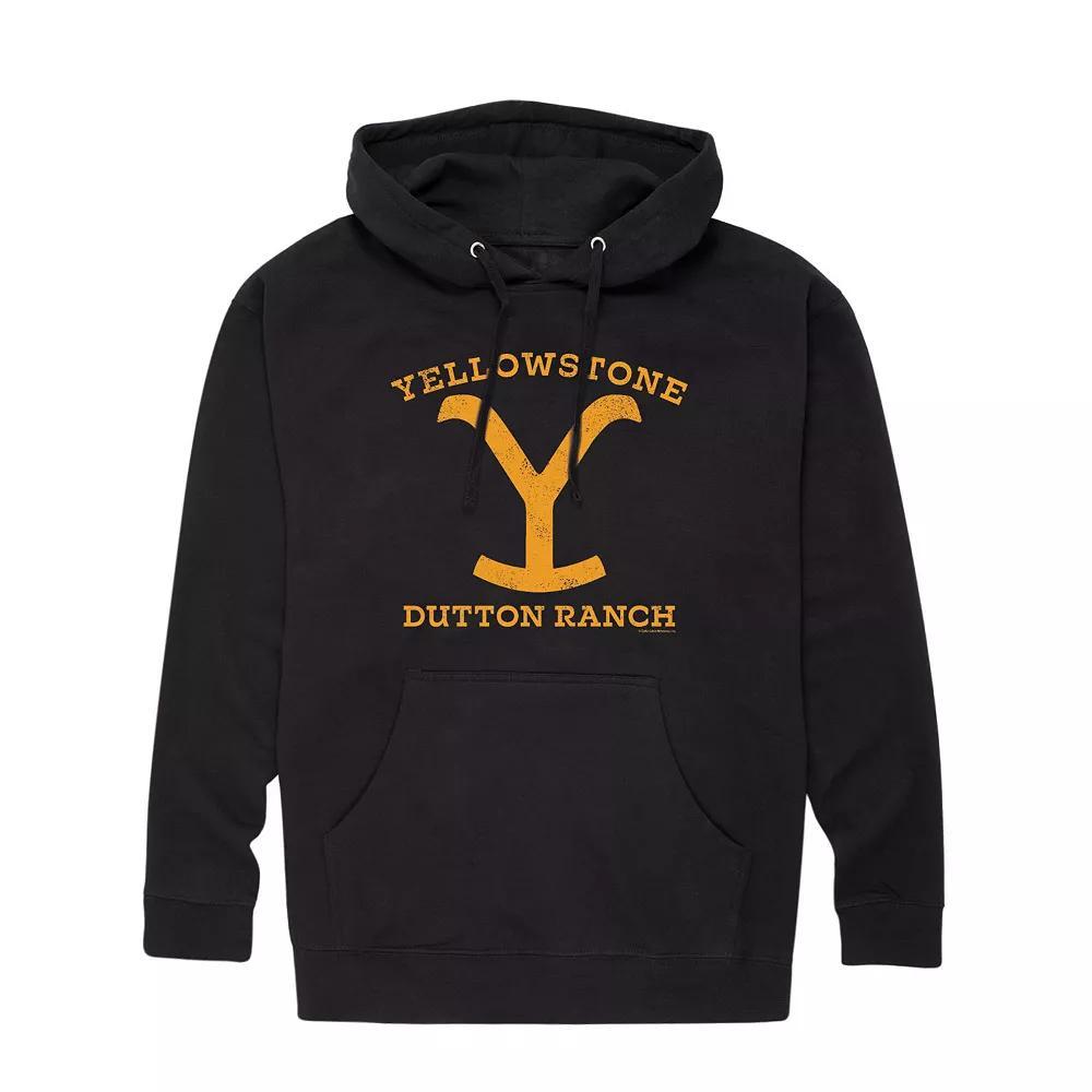 Men's Yellowstone Dutton Ranch Hoodie, Size: Medium, Black Product Image