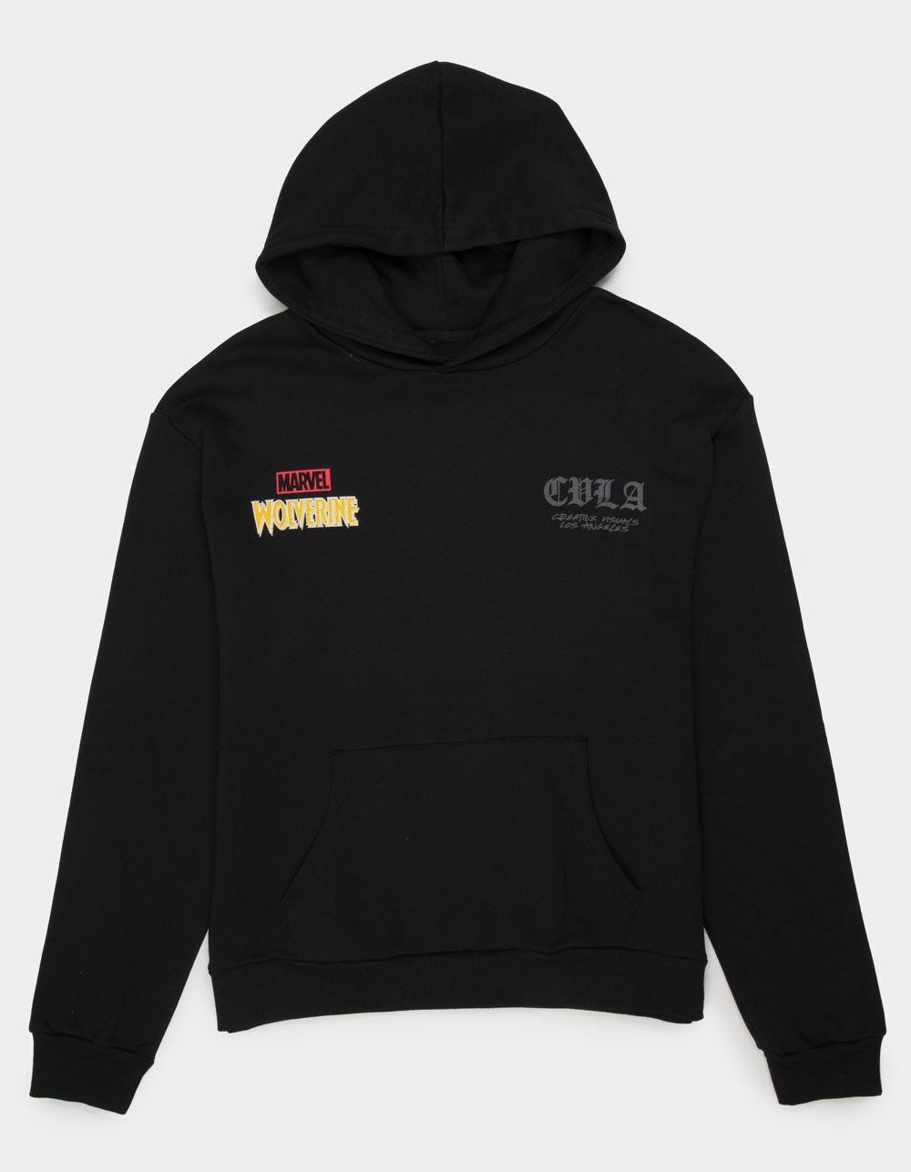 CVLA x Wolverine Beat Down Mens Hoodie - BLACK Product Image