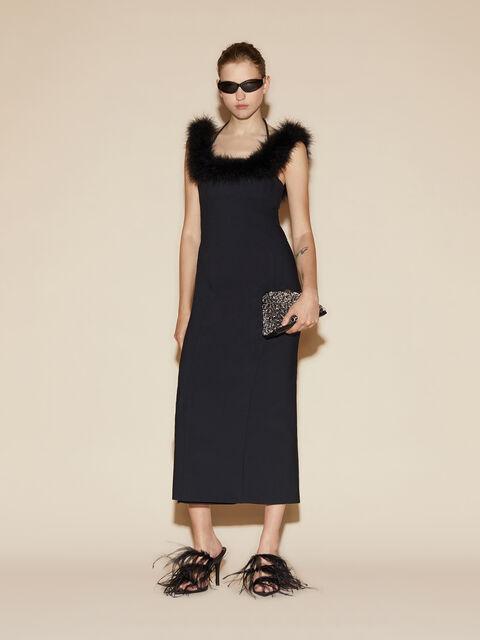 Black midi dress Product Image
