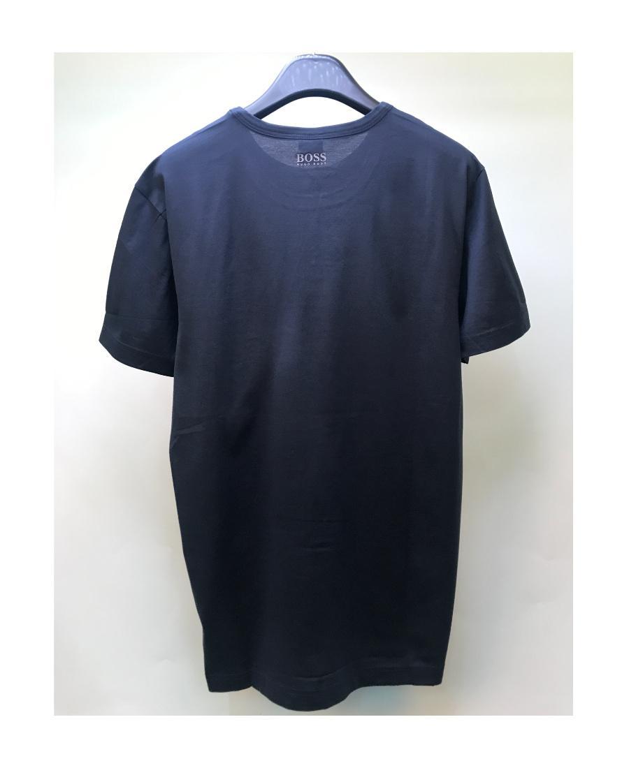 HUGO BOSS Round-necked T-shirt In Black Product Image