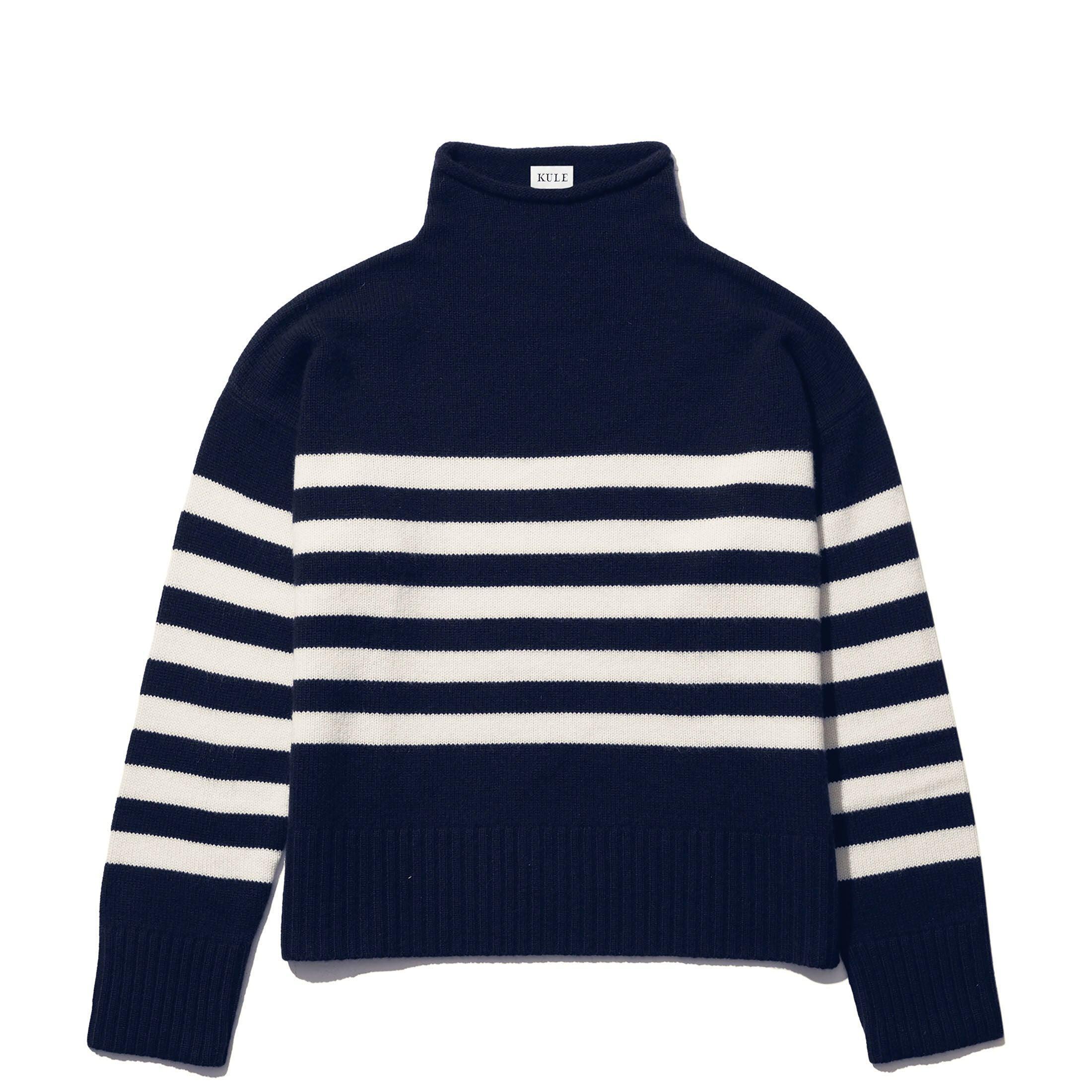 The Lucca - Navy/Cream Female Product Image