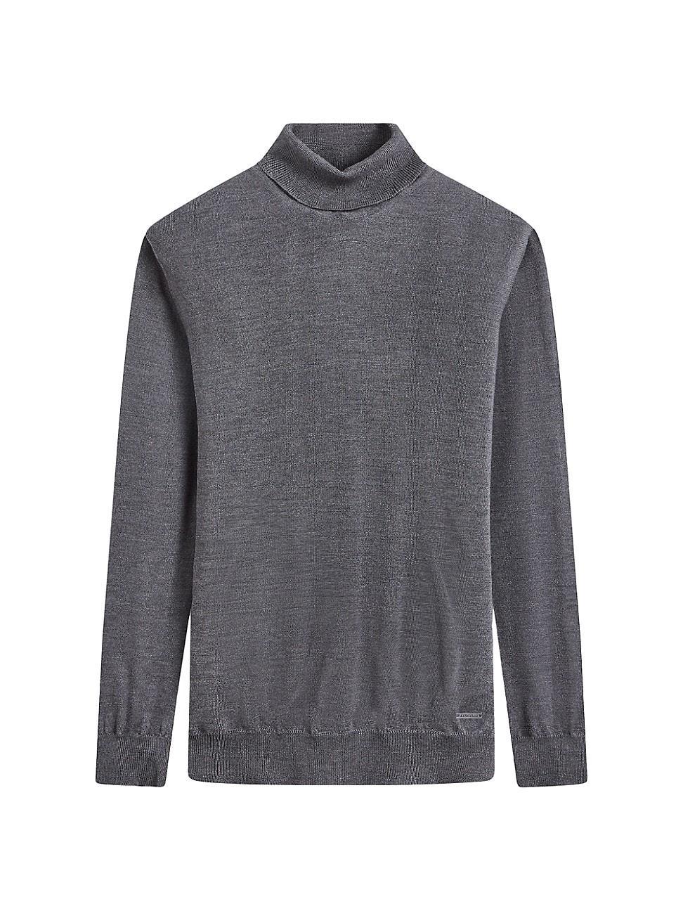 Mens Wool Turtleneck Sweater Product Image