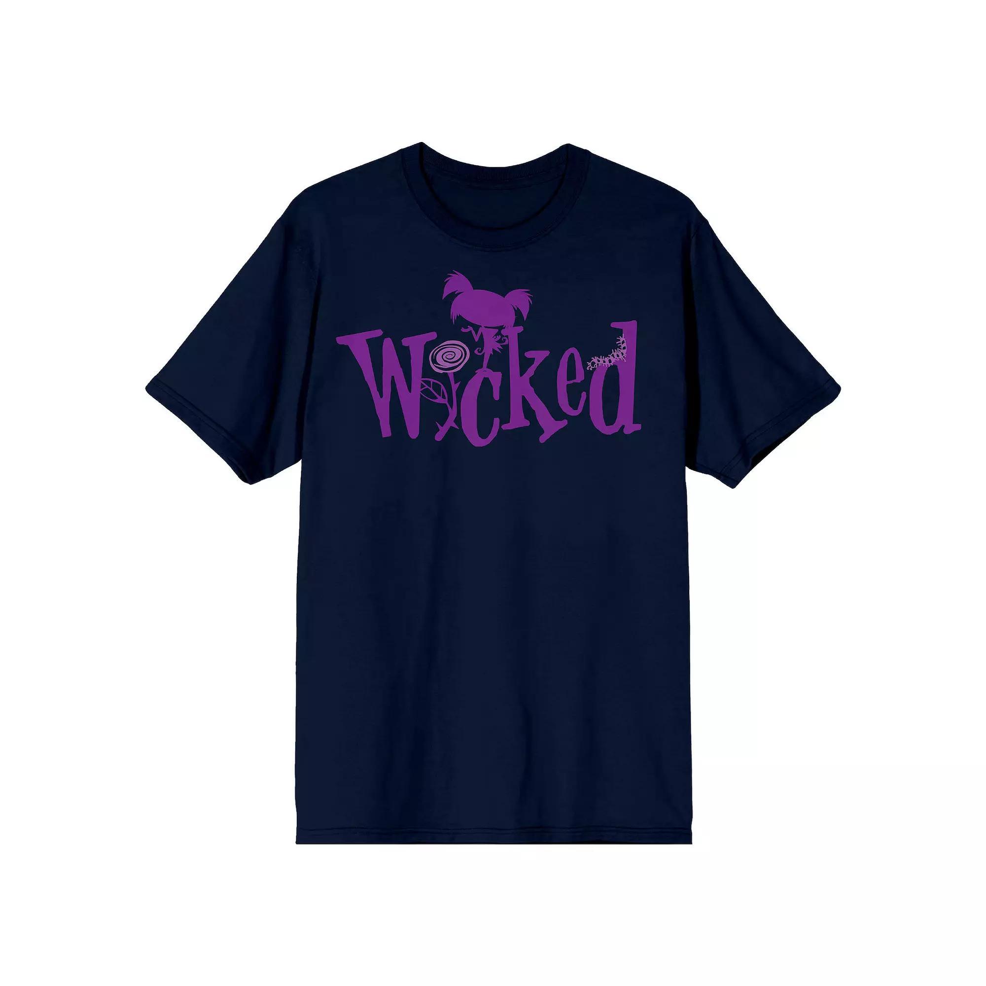 Men's Growing Up Creepie "Wicked" Graphic Tee, Size: XL, Blue Product Image