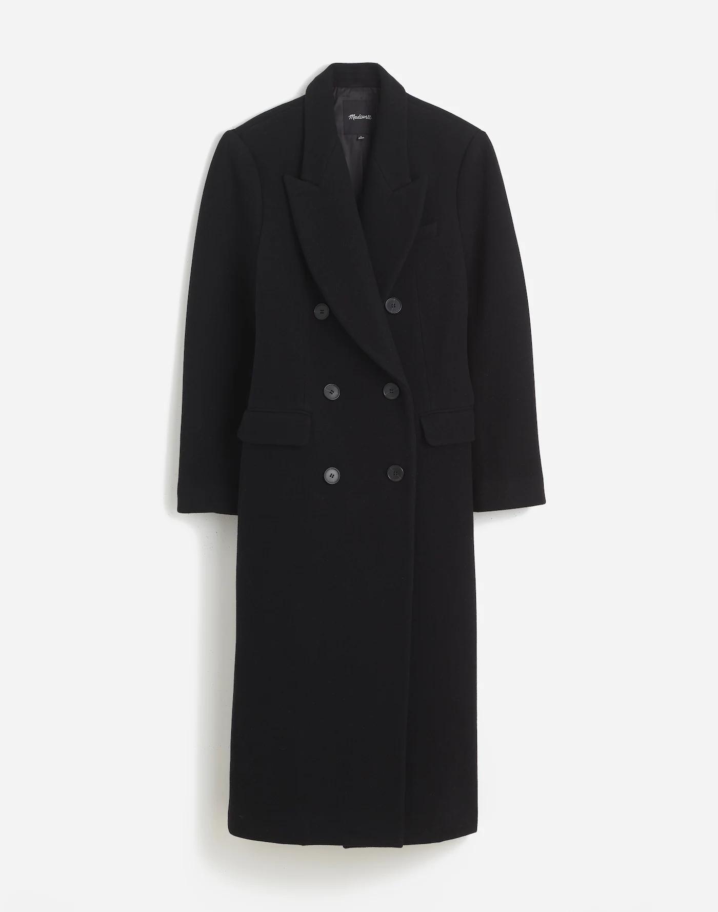 Oversized Double-Breasted Topcoat Product Image