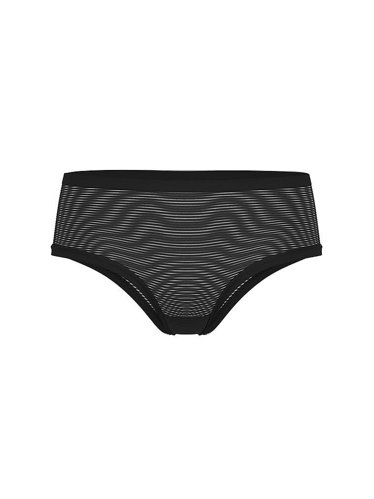 No-Show Stripe Mesh Cheeky Panty Product Image