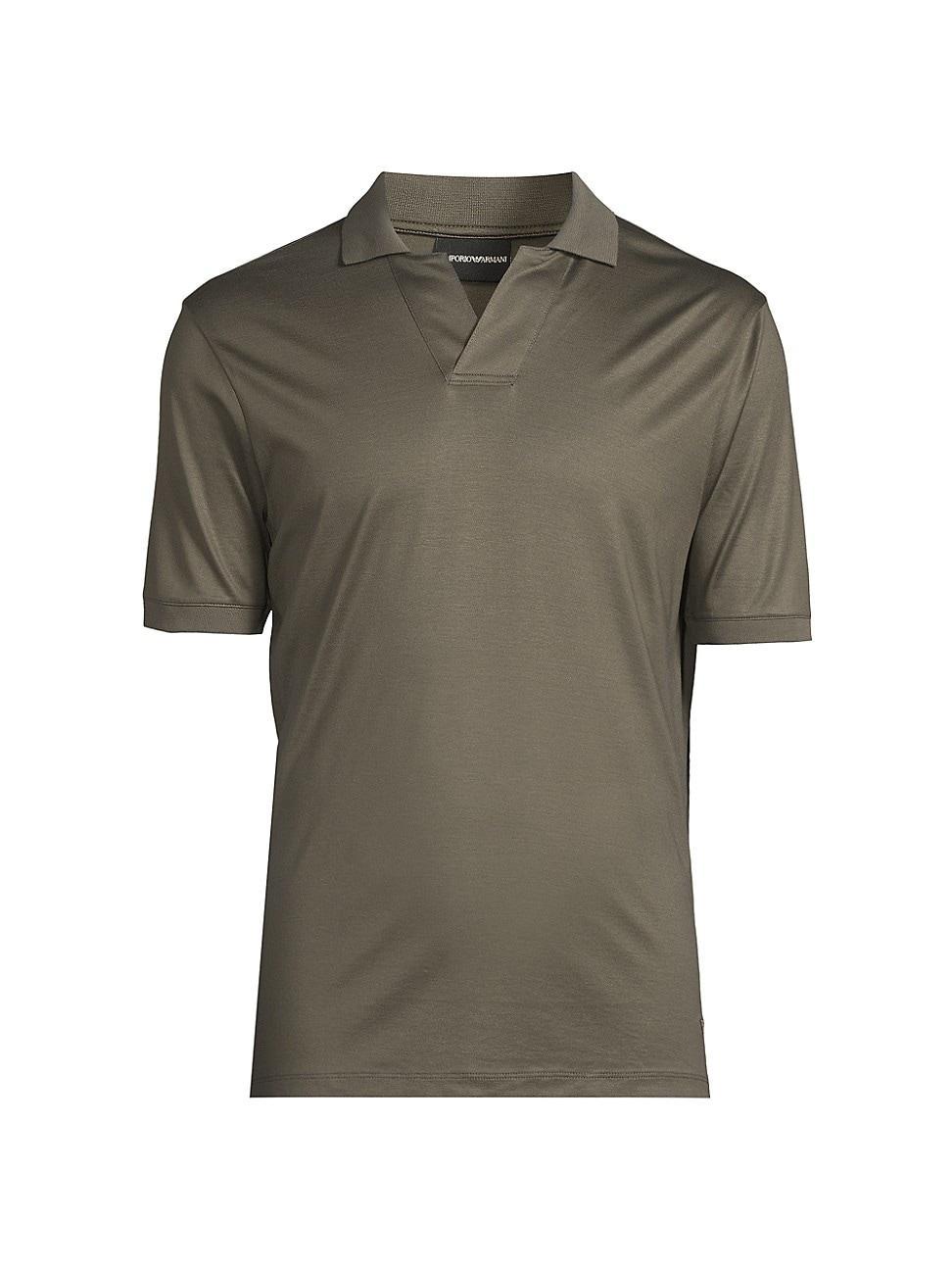 Mens Johnny Collar Polo Shirt Product Image