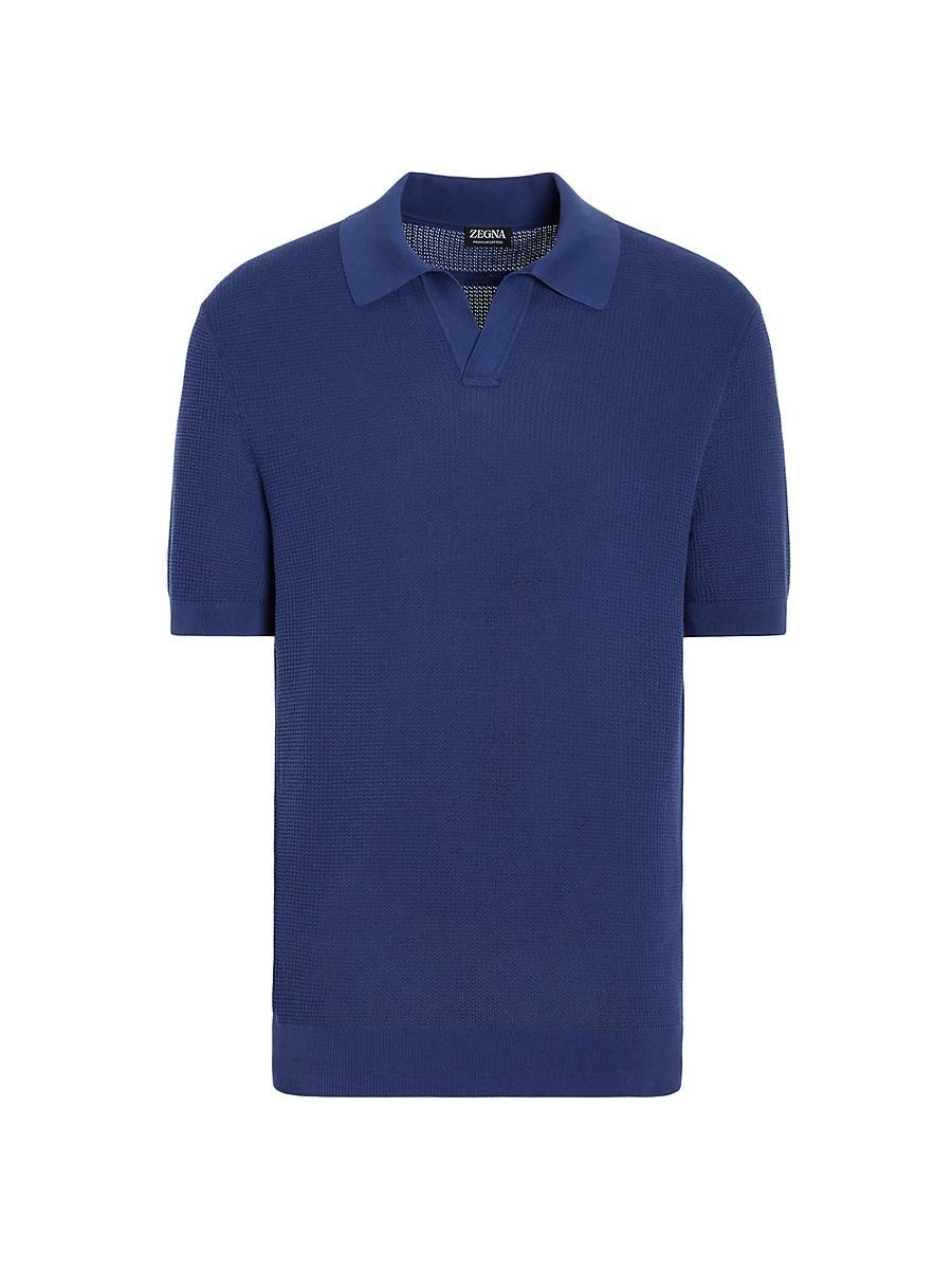 Mens Premium Cotton Polo Shirt Product Image