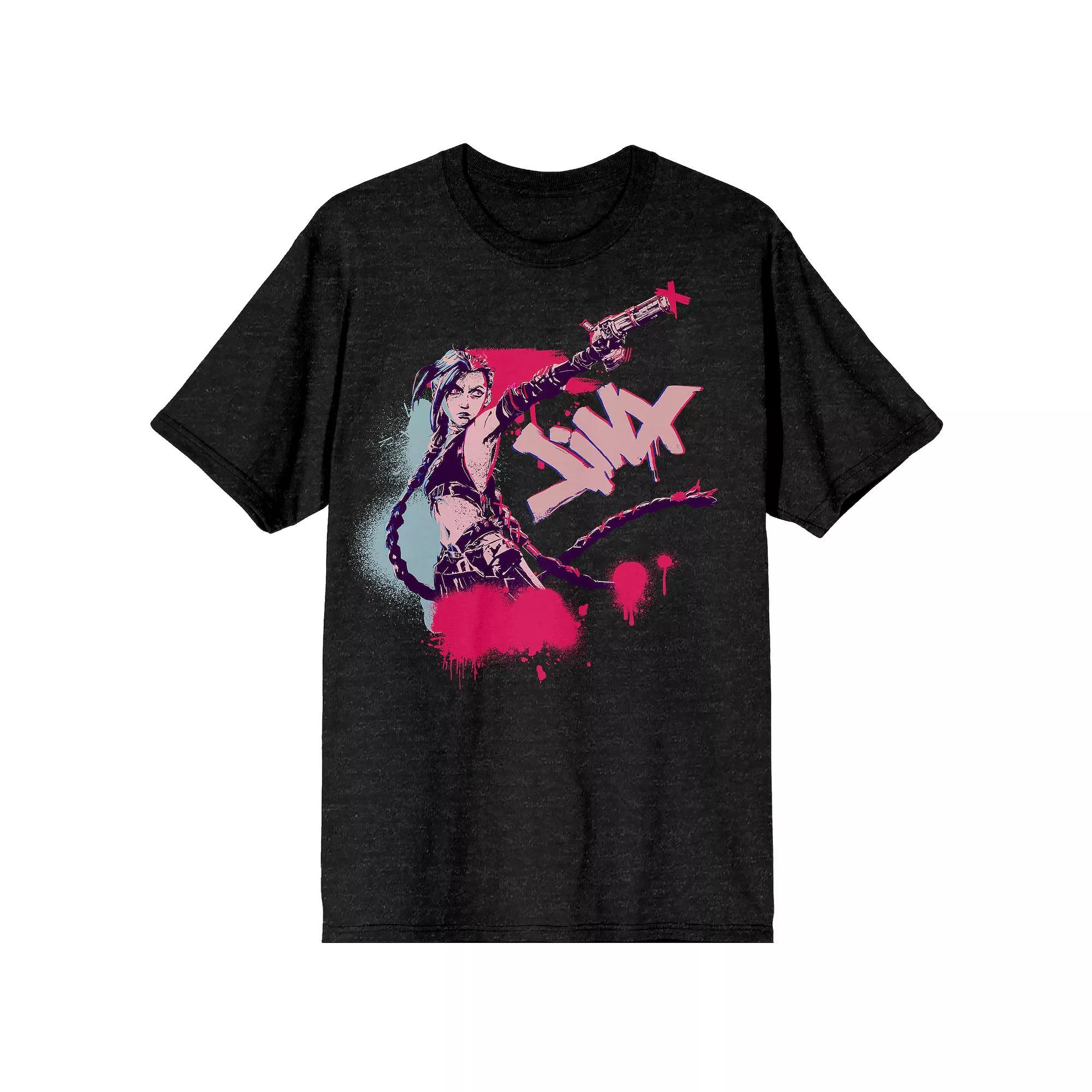 Men's Arcane Jinx Graphic Tee, Size: XL, Black Product Image