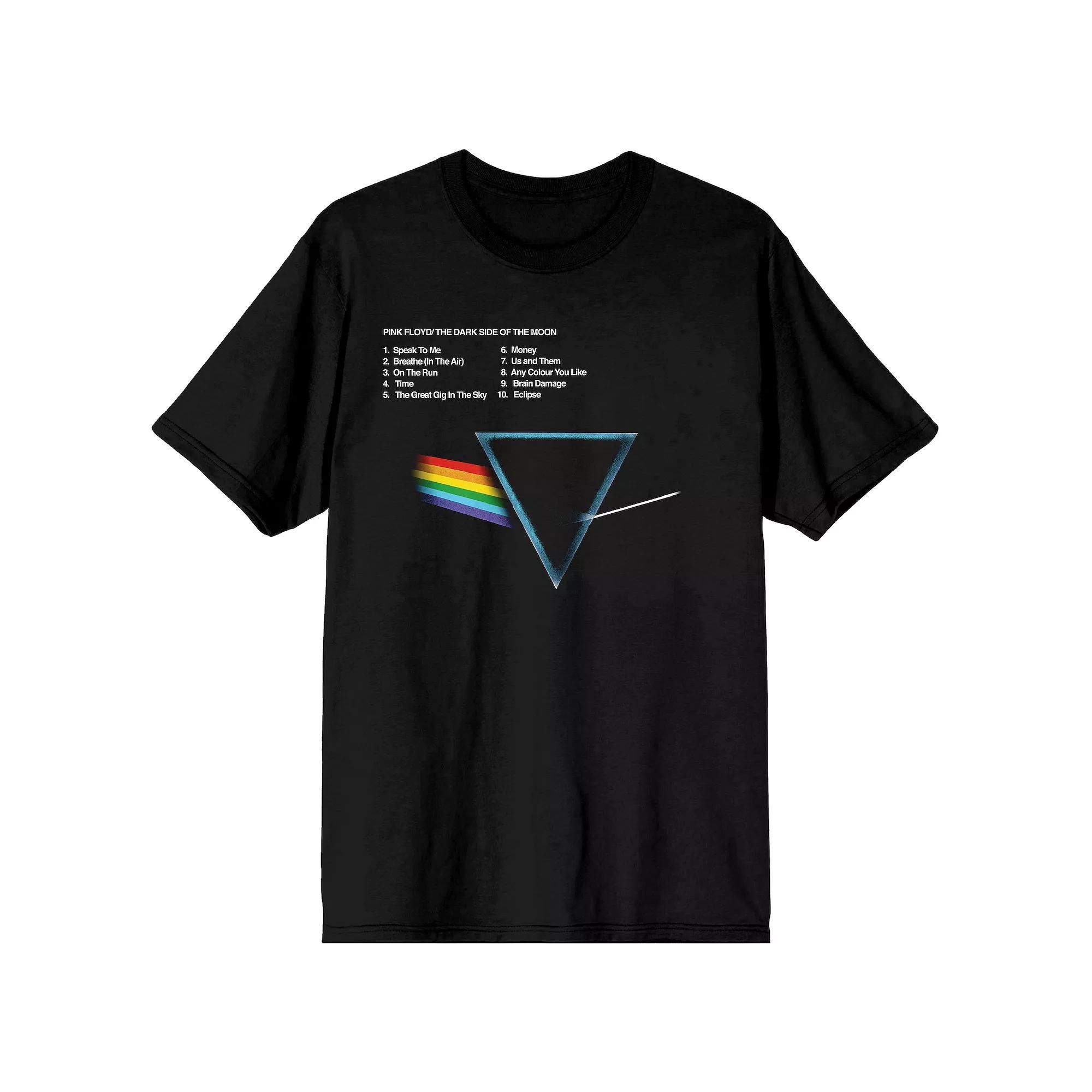 Men's Pink Floyd Dark Side Of The Moon Graphic Tee, Size: Large, Black Product Image