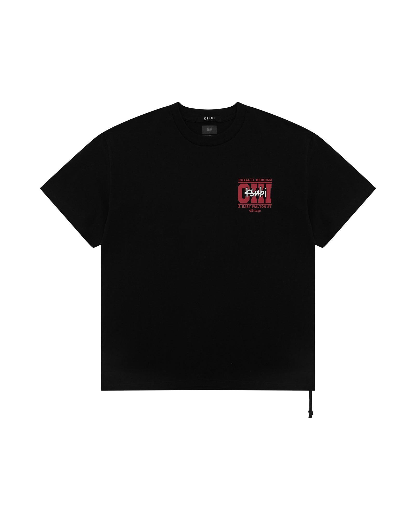 CHICAGO AND THE STREETS SS BIGGIE TEE BLACK Male Product Image