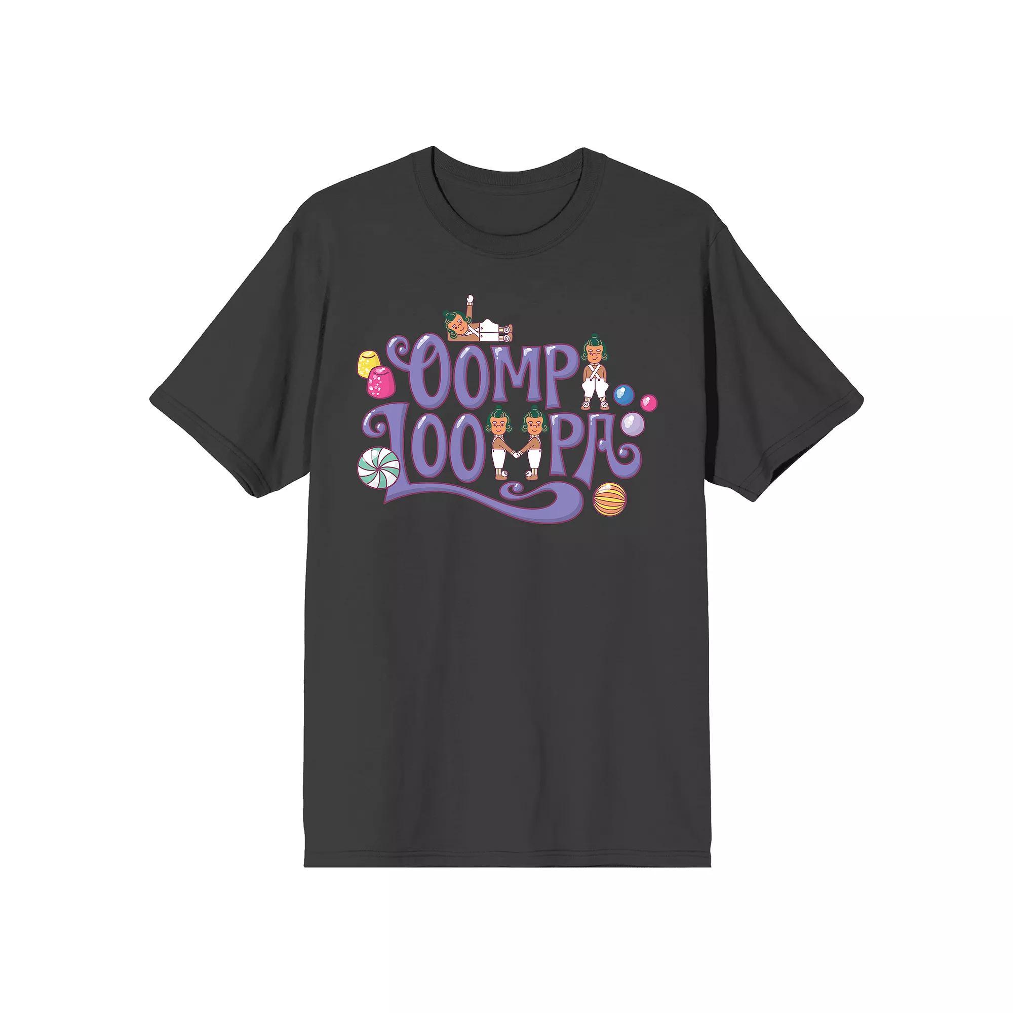 Men's Willy Wonka Oompa Loompa Tee, Size: XL, Gray Product Image