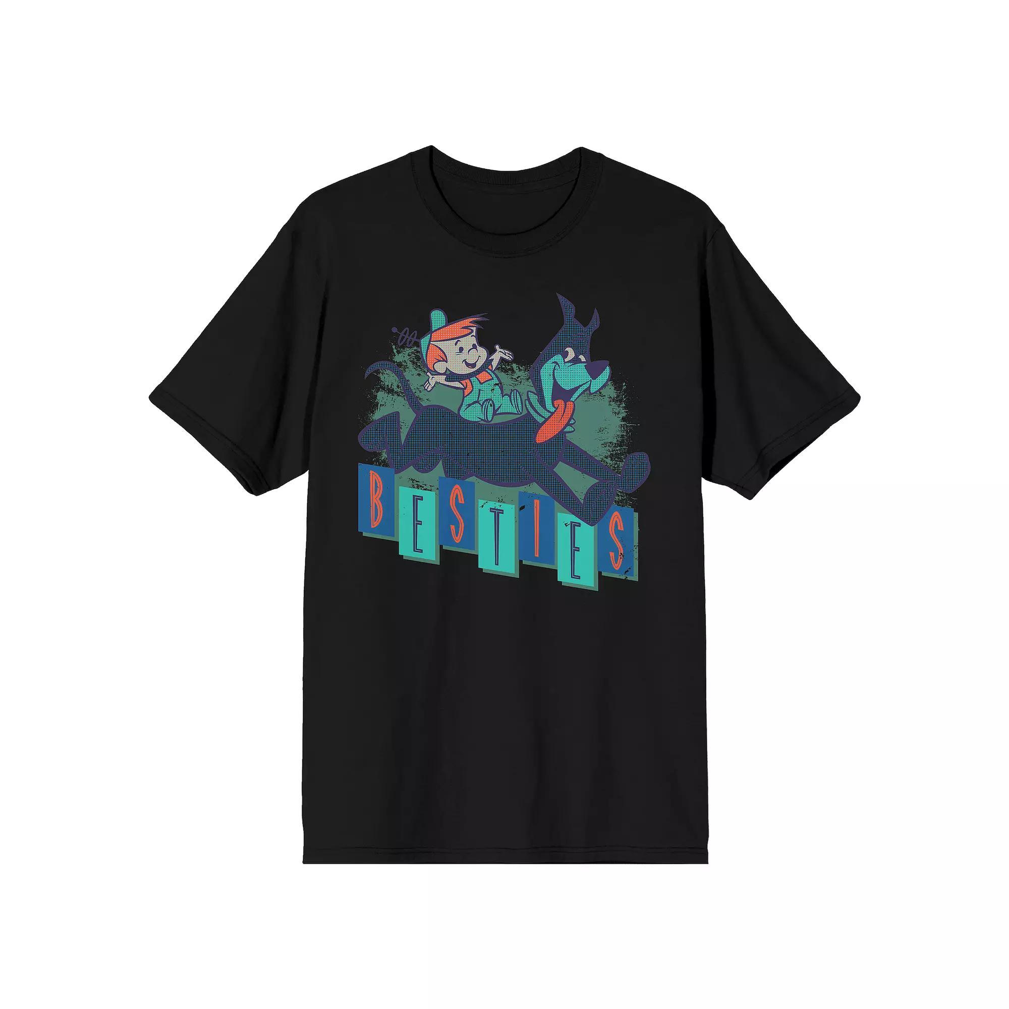 Men's Pink Floyd Text Tee, Size: XXL, Black Product Image