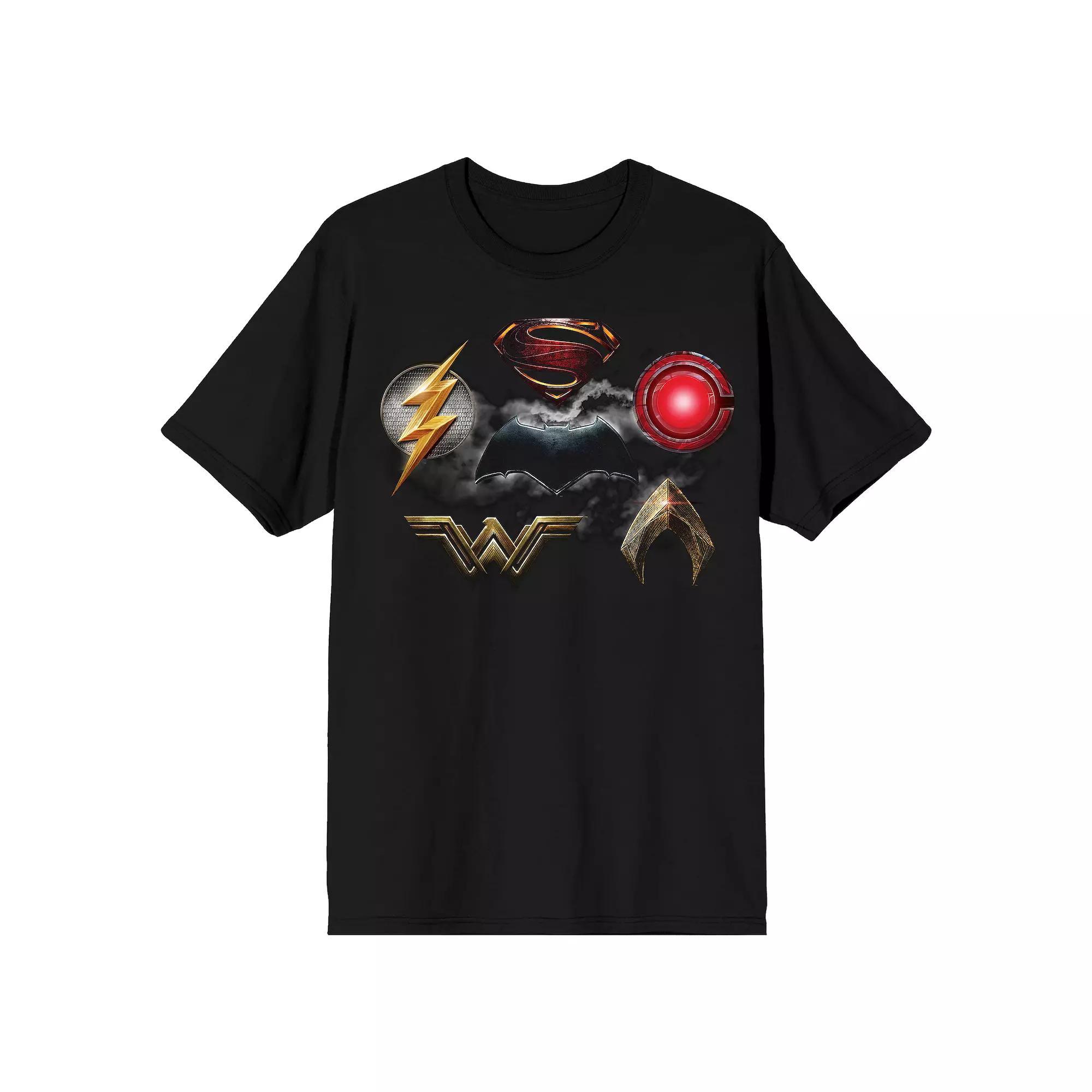 Men's Justice League Movie Tee, Size: XL, Black Product Image
