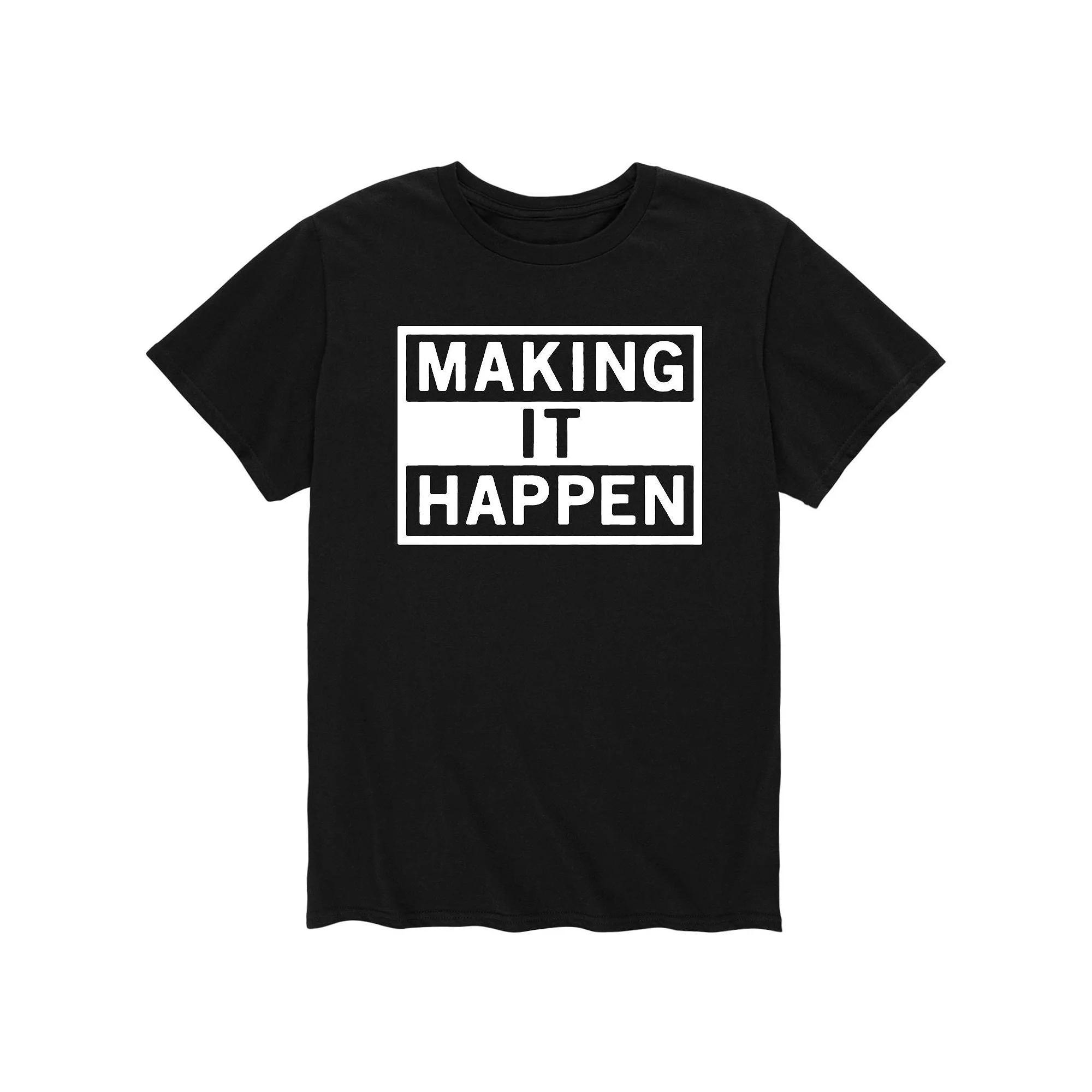 Mens Make It Happen Graphic Tee Product Image