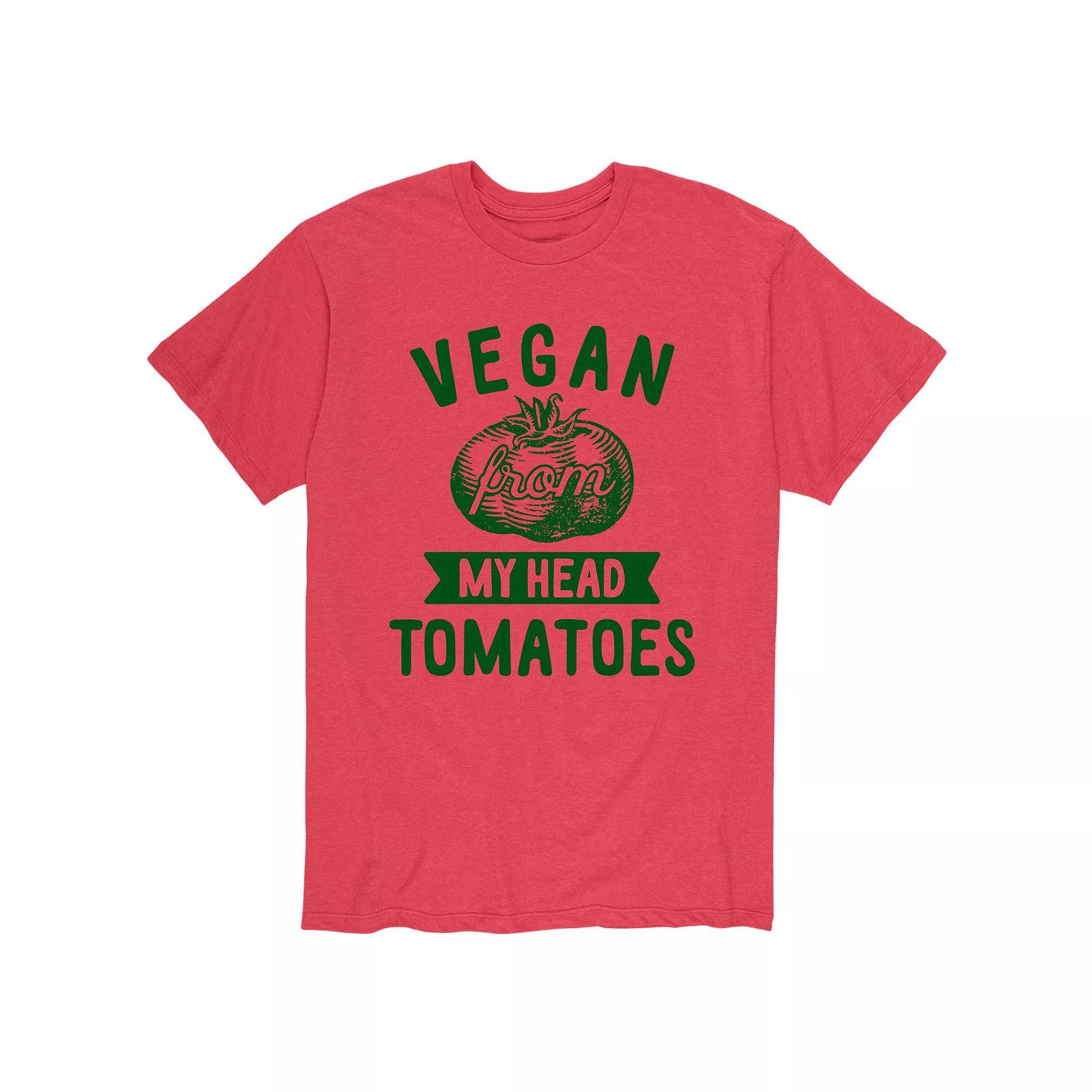 Mens Vegan Head Tomatoes Tee Product Image