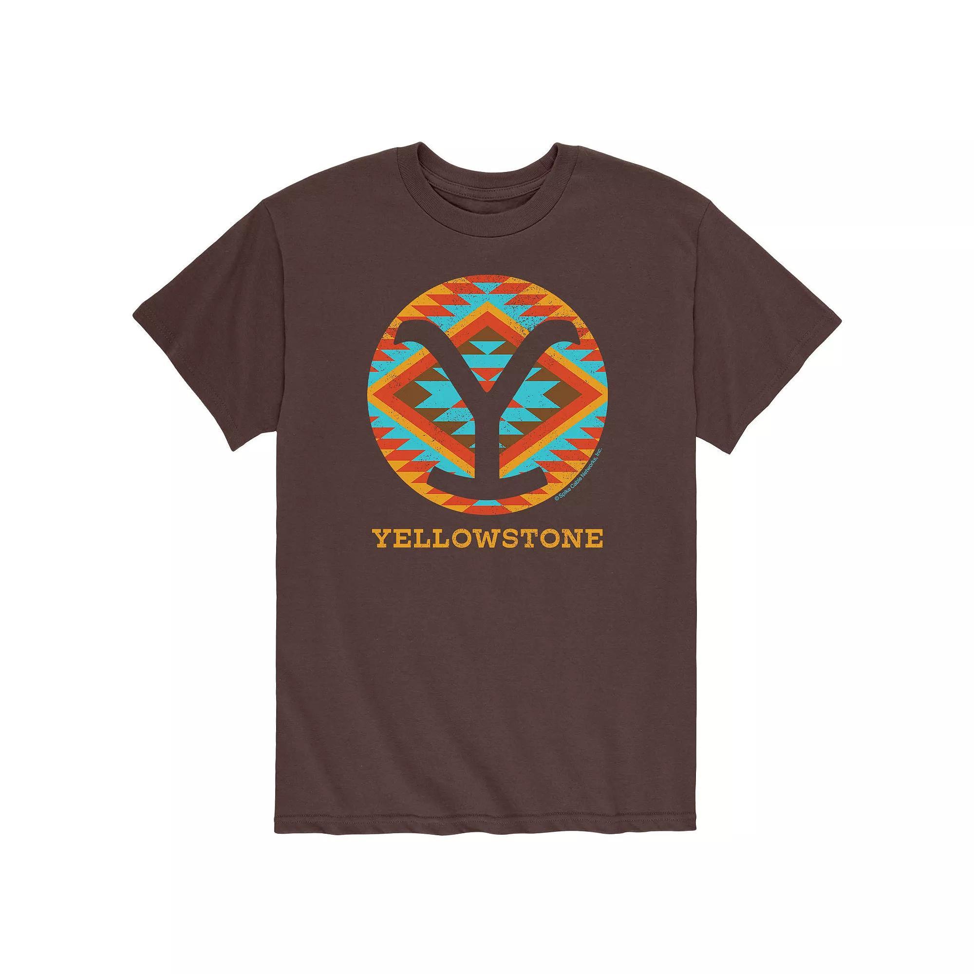 Mens Yellowstone Saddle Blanket Tee Product Image