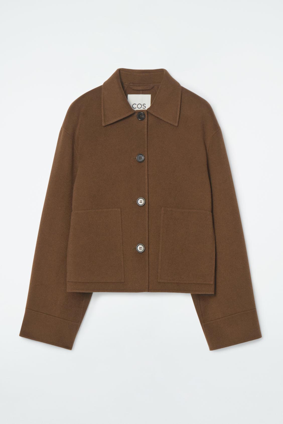 BOXY DOUBLE-FACED WOOL JACKET Product Image