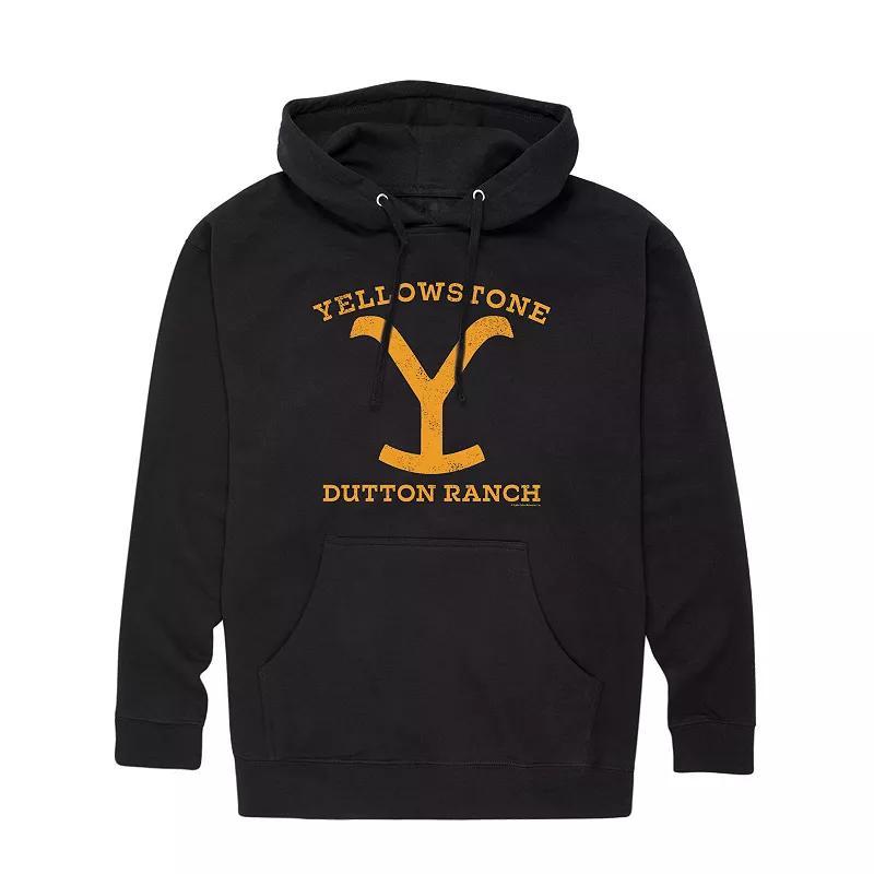 Men's Yellowstone Dutton Ranch Hoodie, Size: Medium, Black Product Image