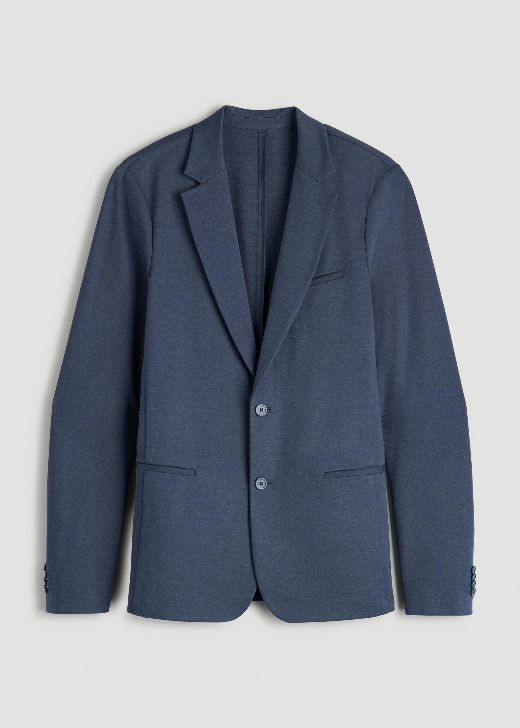 Flex Tech Suit Jacket for Tall Men in Medium Blue Nailhead Product Image
