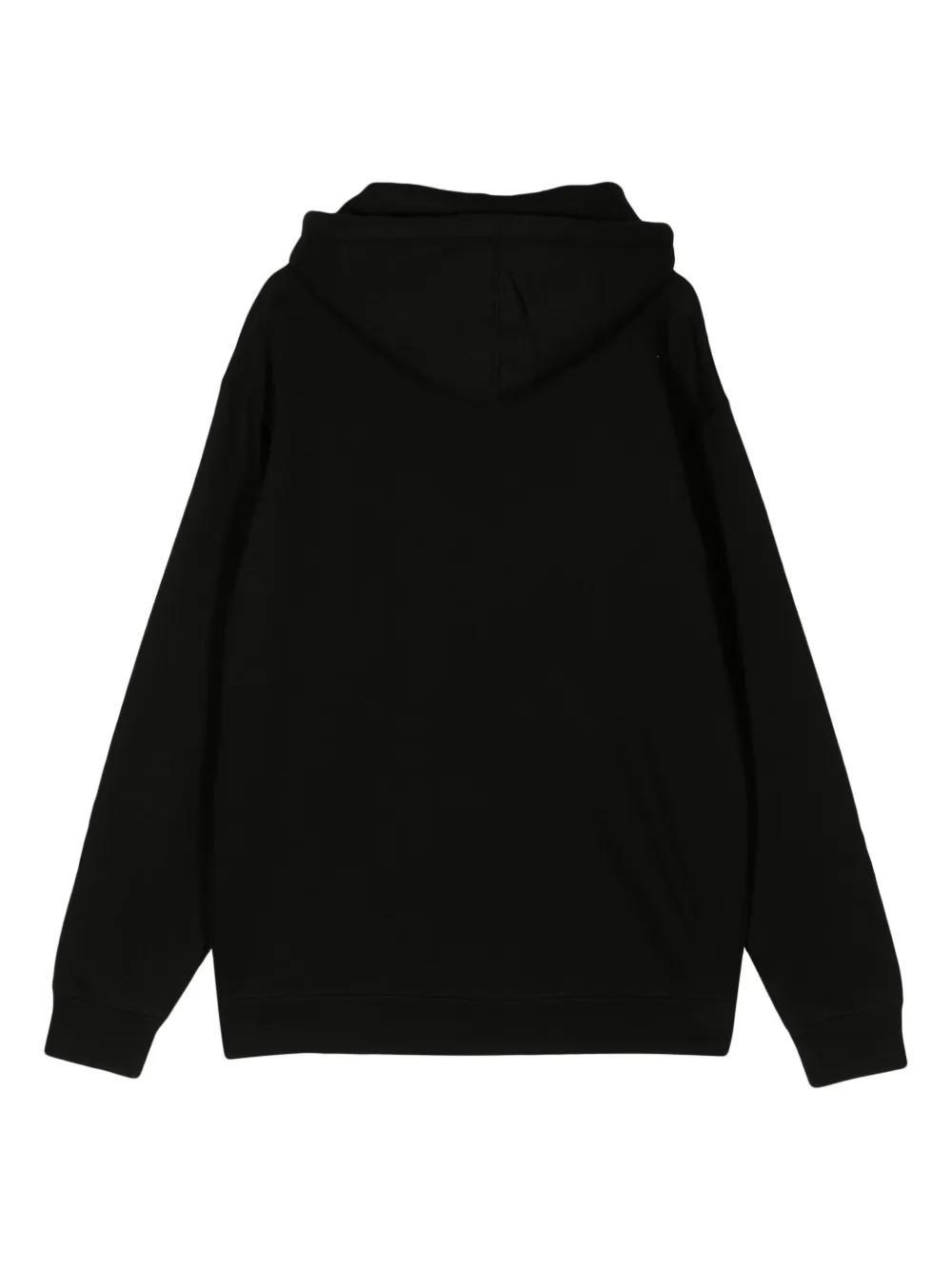 Stand Collar Plain Fleece Zip Up Jacket Product Image