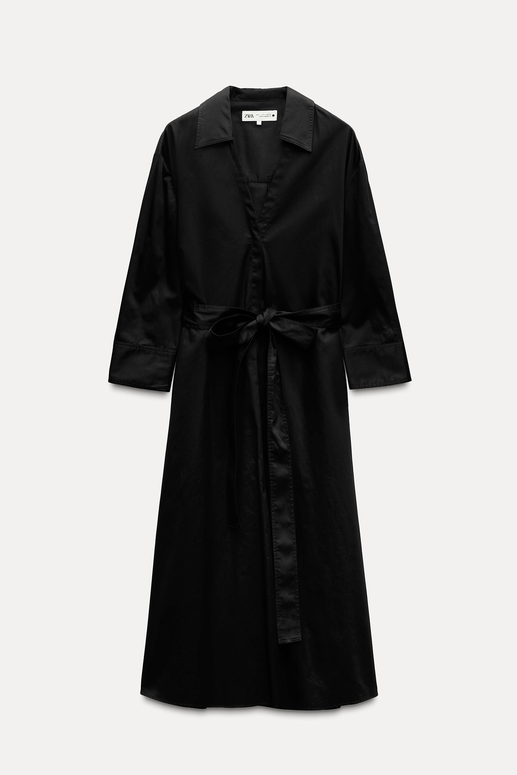 POPLIN SHIRT DRESS ZW COLLECTION Product Image