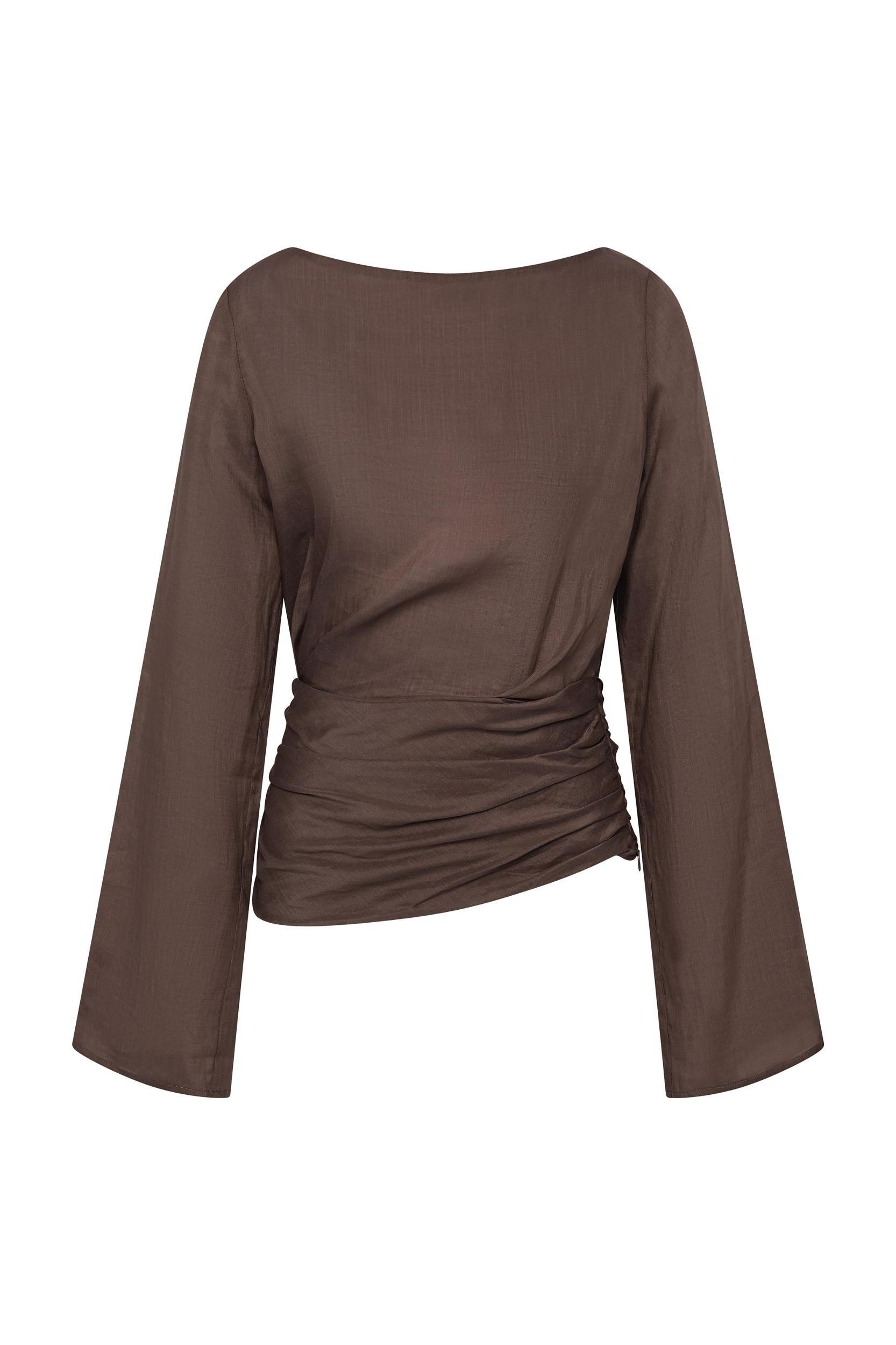 Adelia Maxi Dress Bistre Product Image