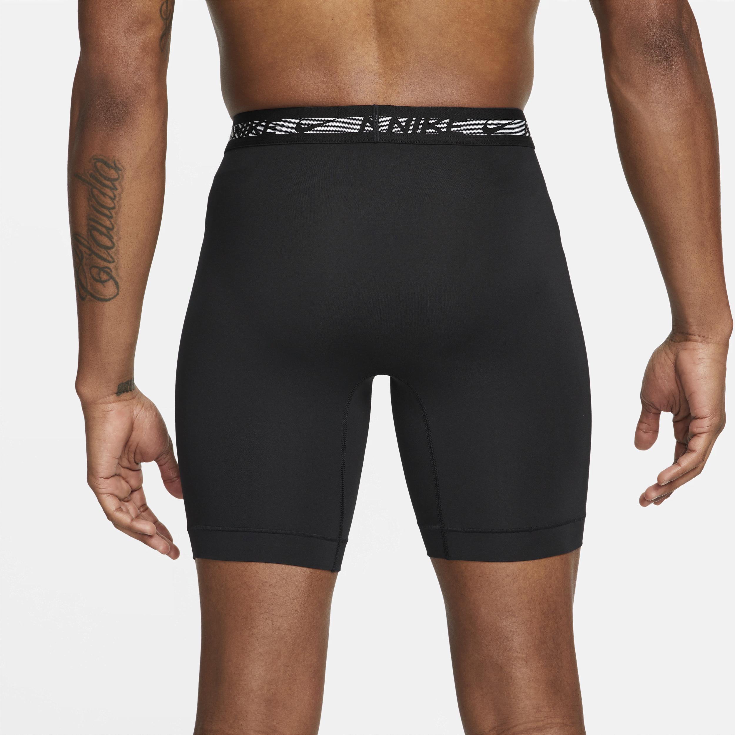 Nike Mens Dri-FIT Ultra Stretch Micro Long Boxer Brief (3-Pack) Product Image