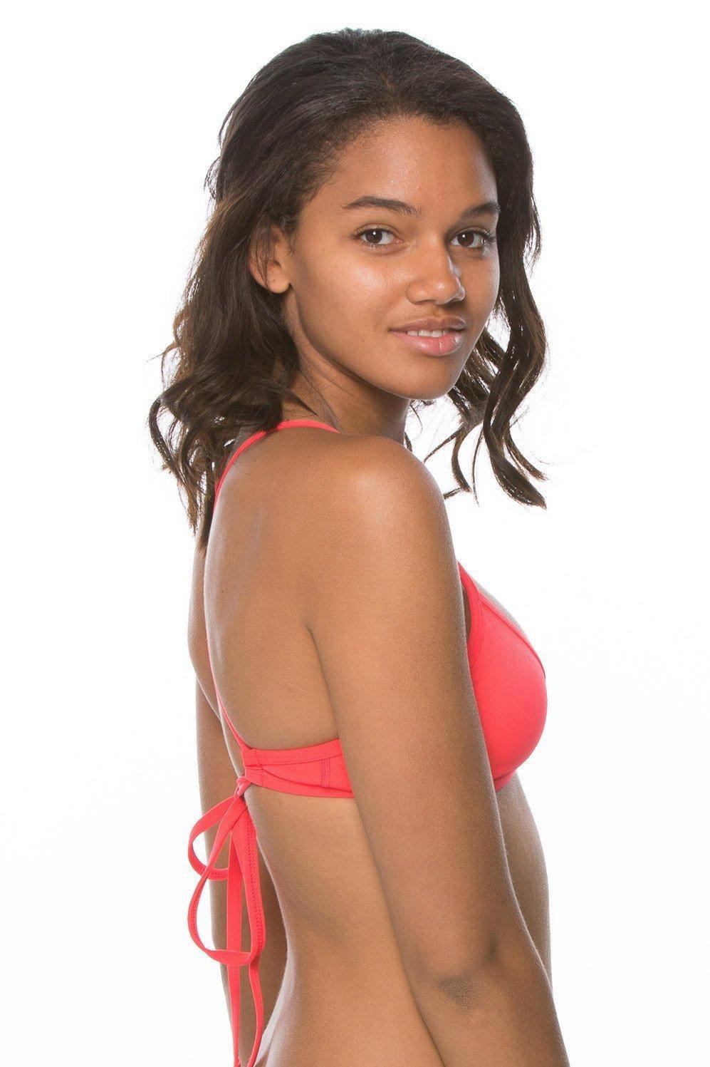 Vent Bikini Top - Strawberry Female Product Image