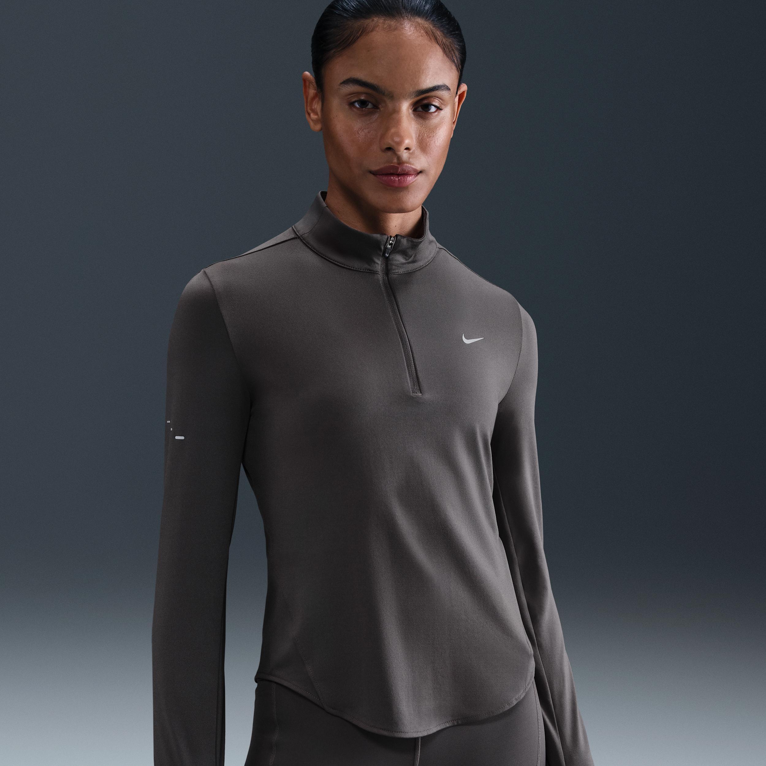 Nike Women's Swift Dri-FIT UV 1/4-Zip Running Top Product Image
