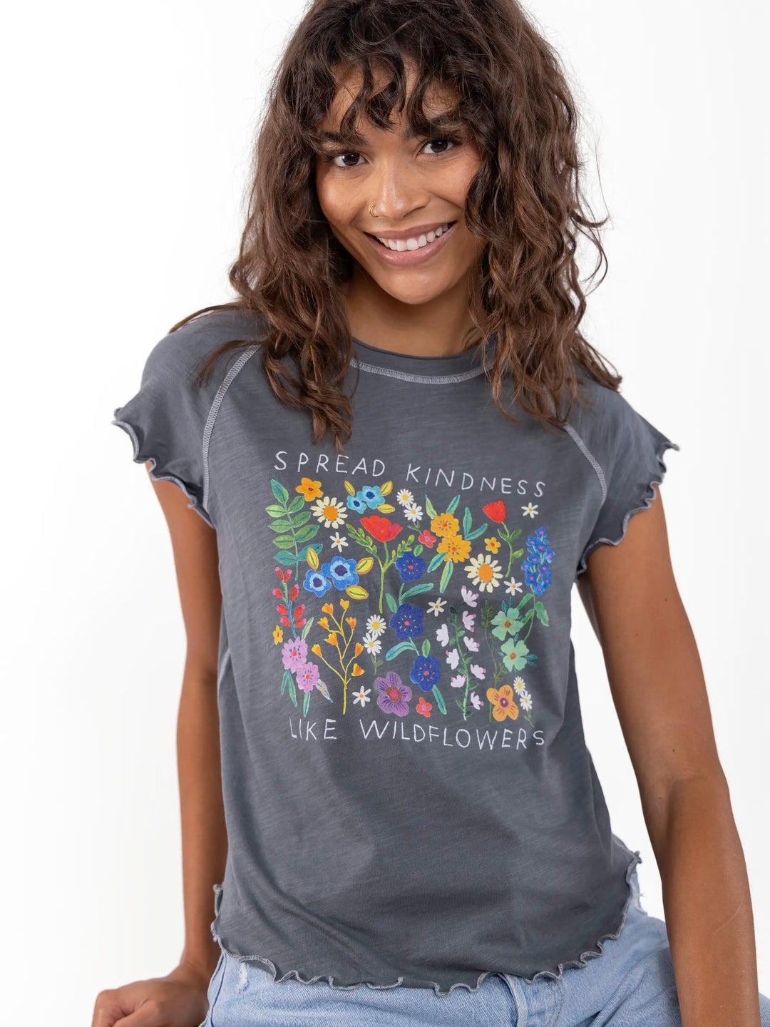 Lily Cotton Short Sleeve Tee Shirt Product Image