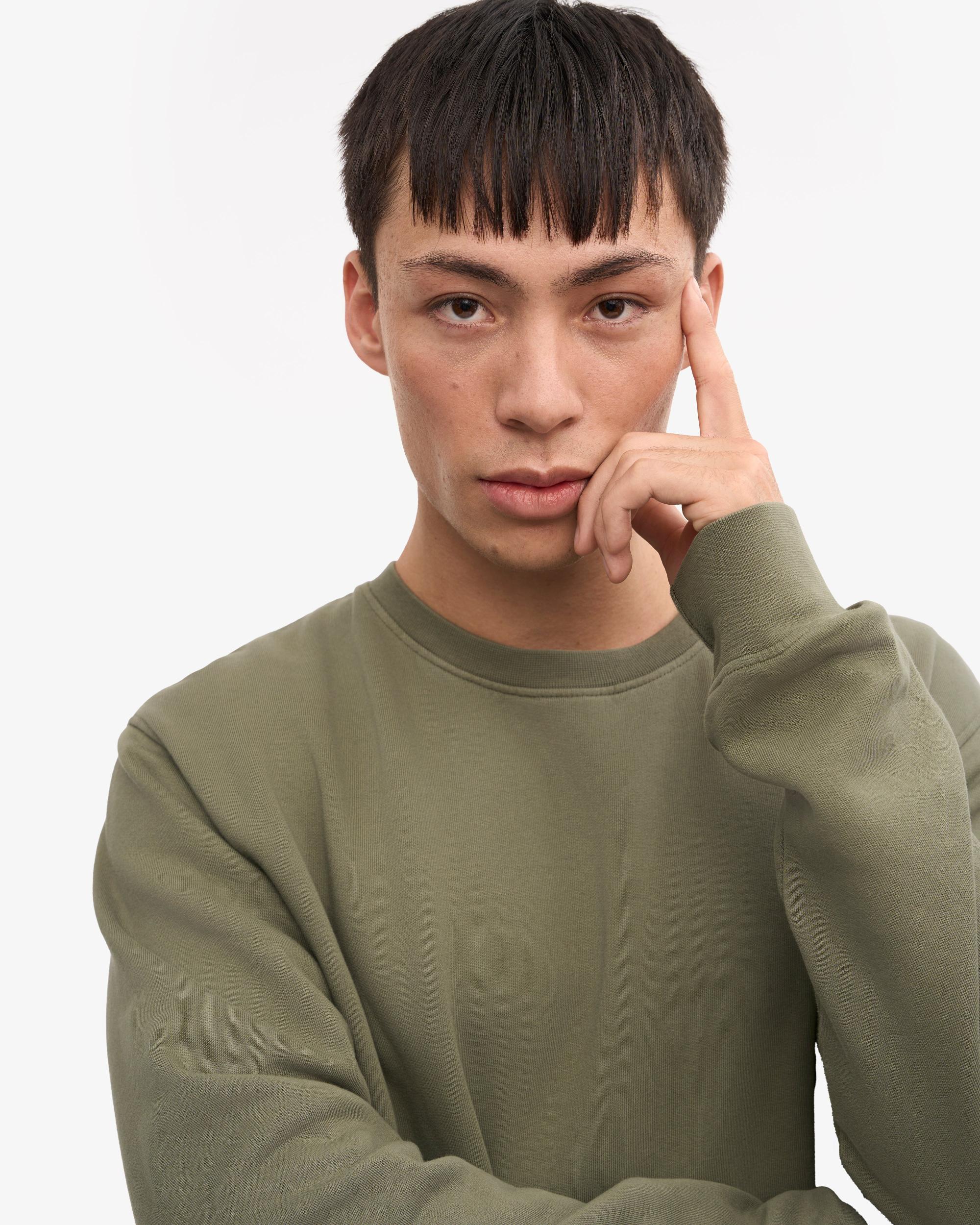 Classic Organic Crew - Dusty Olive Product Image