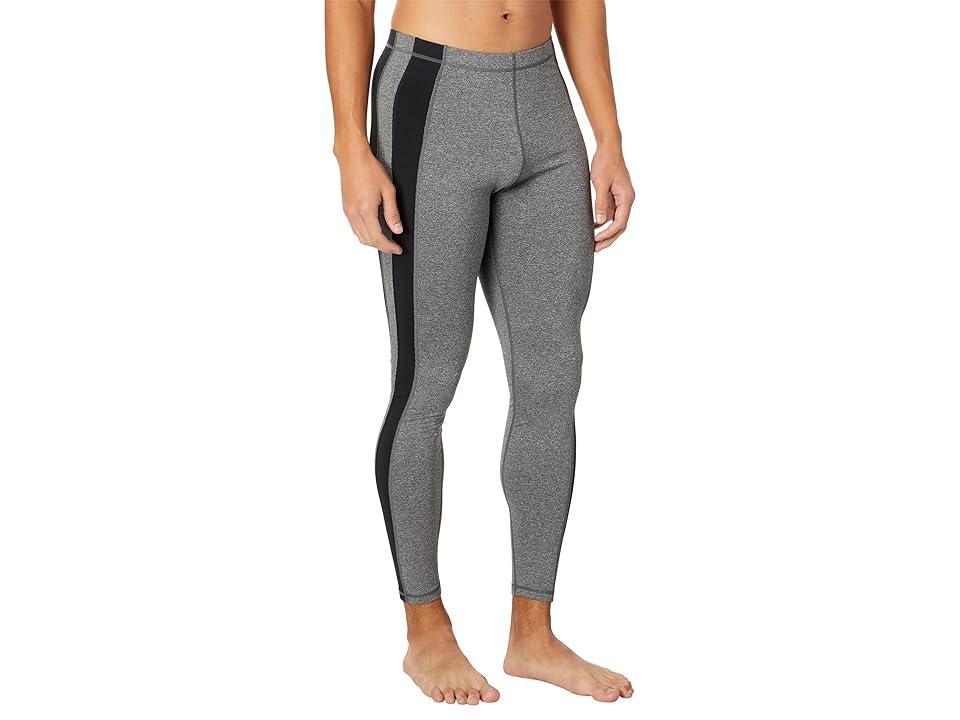 Hot Chillys Micro Elite Chamois Color-Block Tights Granite) Men's Clothing Product Image