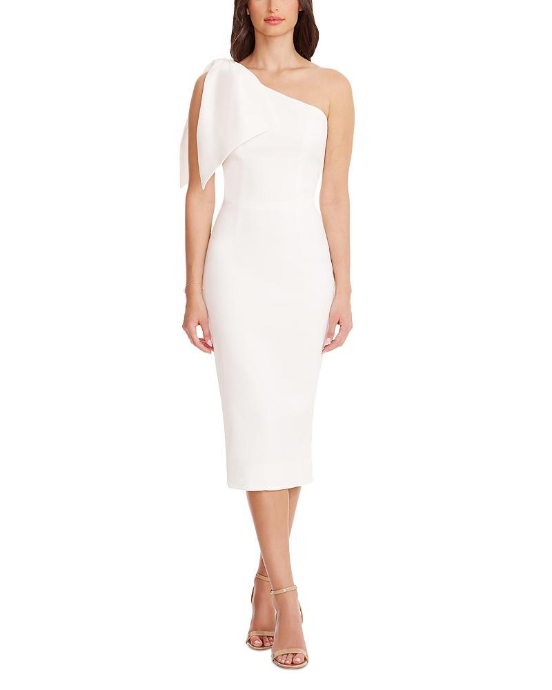 Dress the Population Tiffany One Shoulder Midi Dress Product Image
