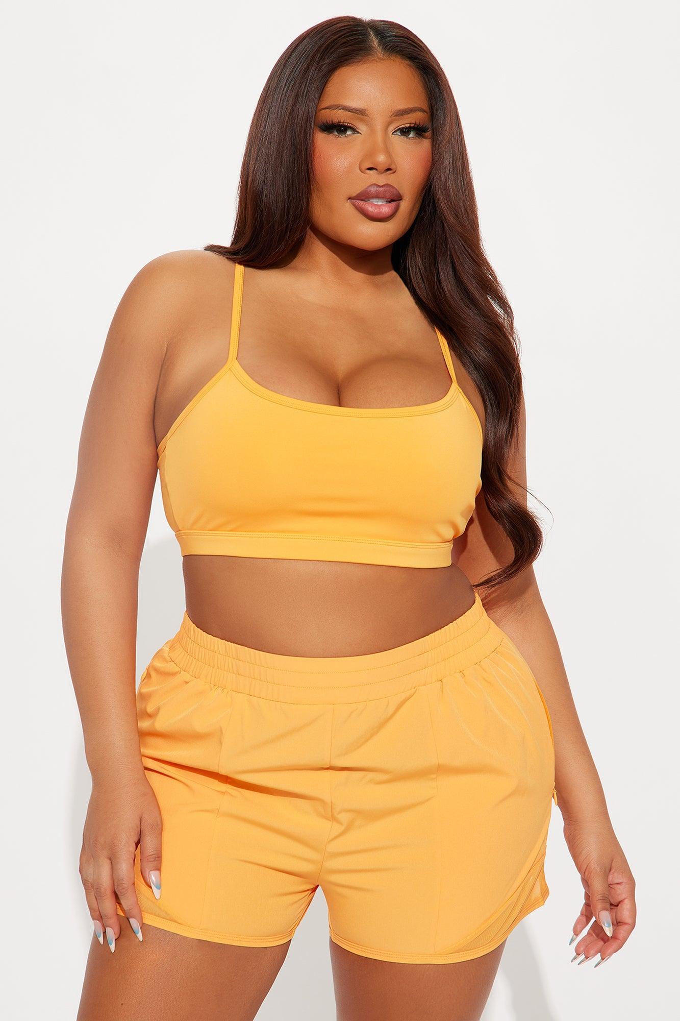Outer Glow Elevate Sports Bra - Tangerine Product Image