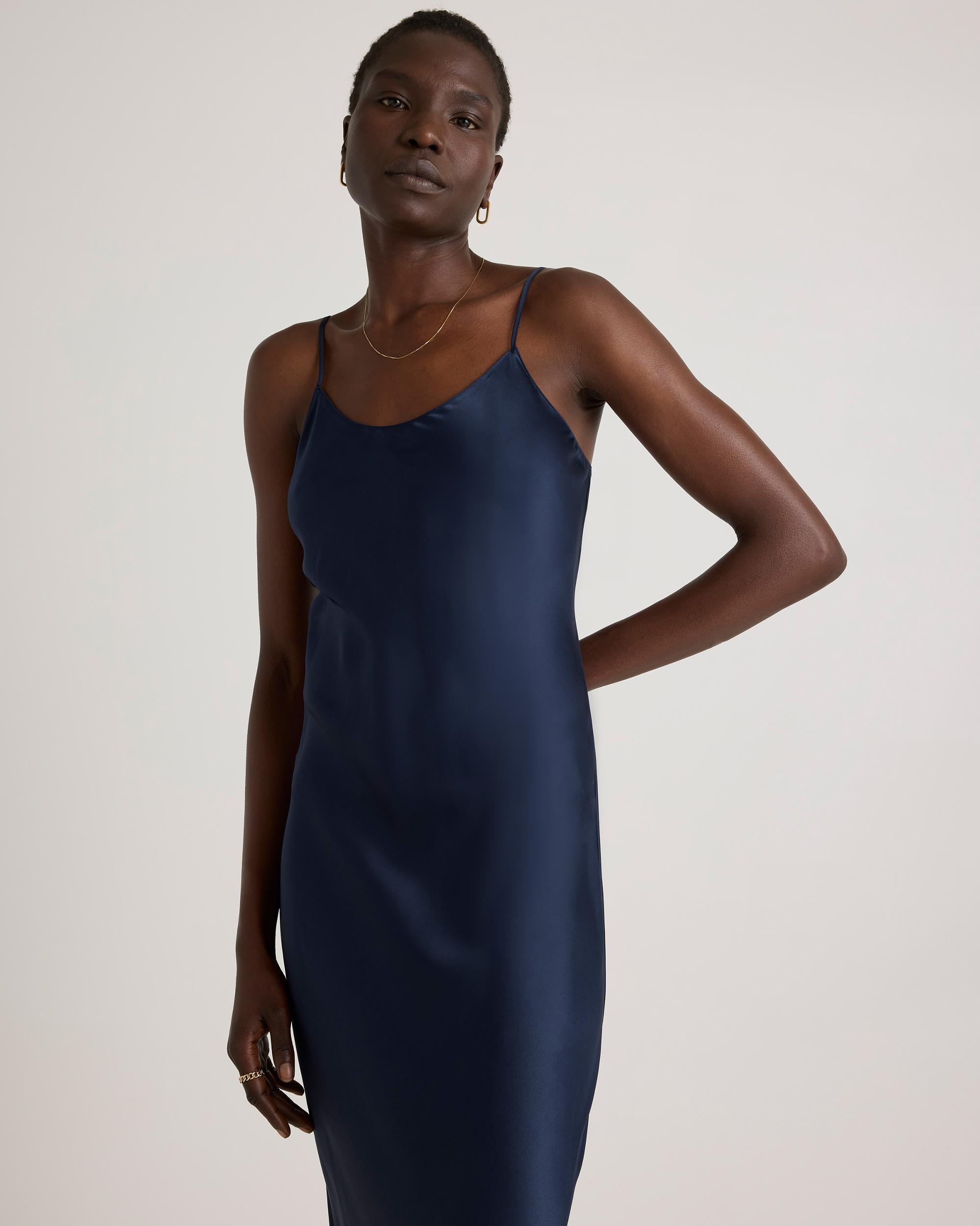 Quince | Women's Maxi Slip Dress Size XL, Mulberry Silk Product Image
