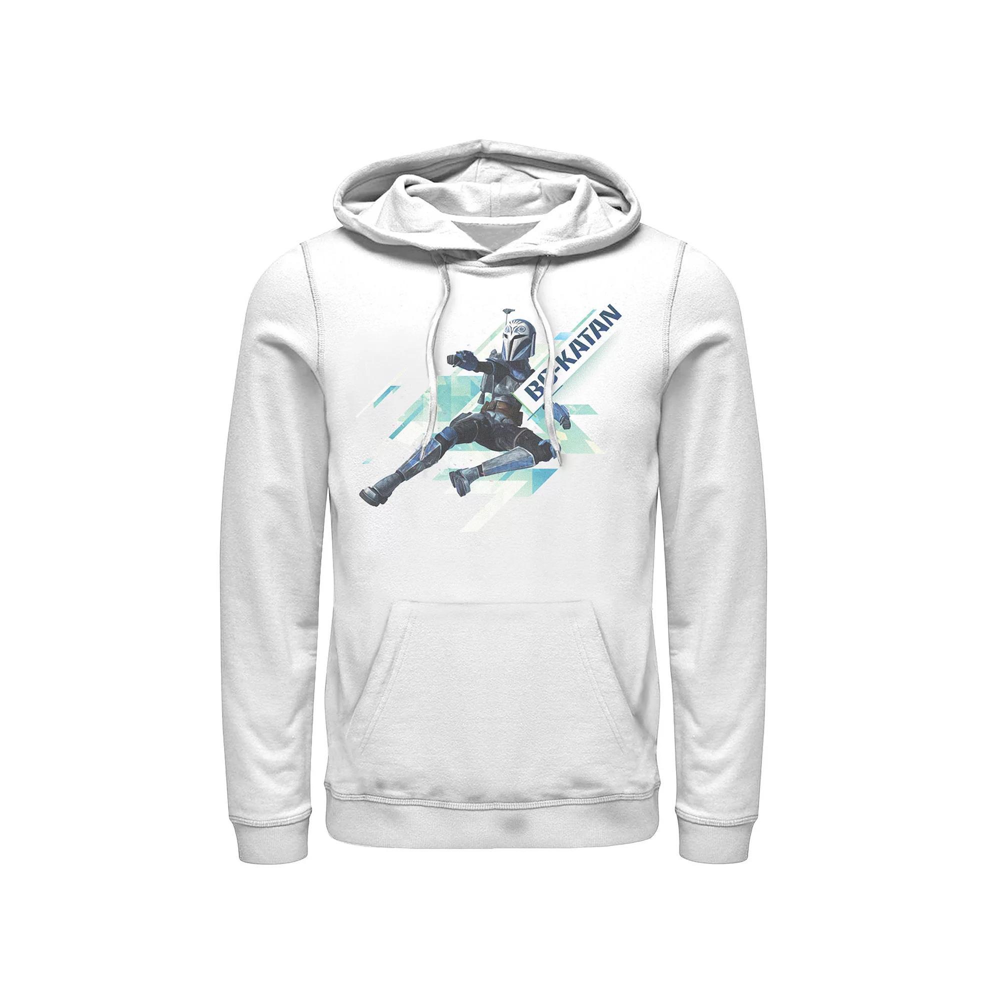 Men's Star Wars The Clone Wars Bo-Katan Portrait Hoodie, Size: XL, White Product Image