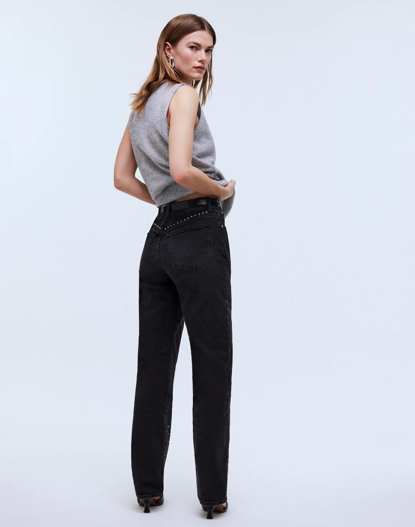 Limited-Edition Drop: The Rhinestone '90s Straight Jean Product Image