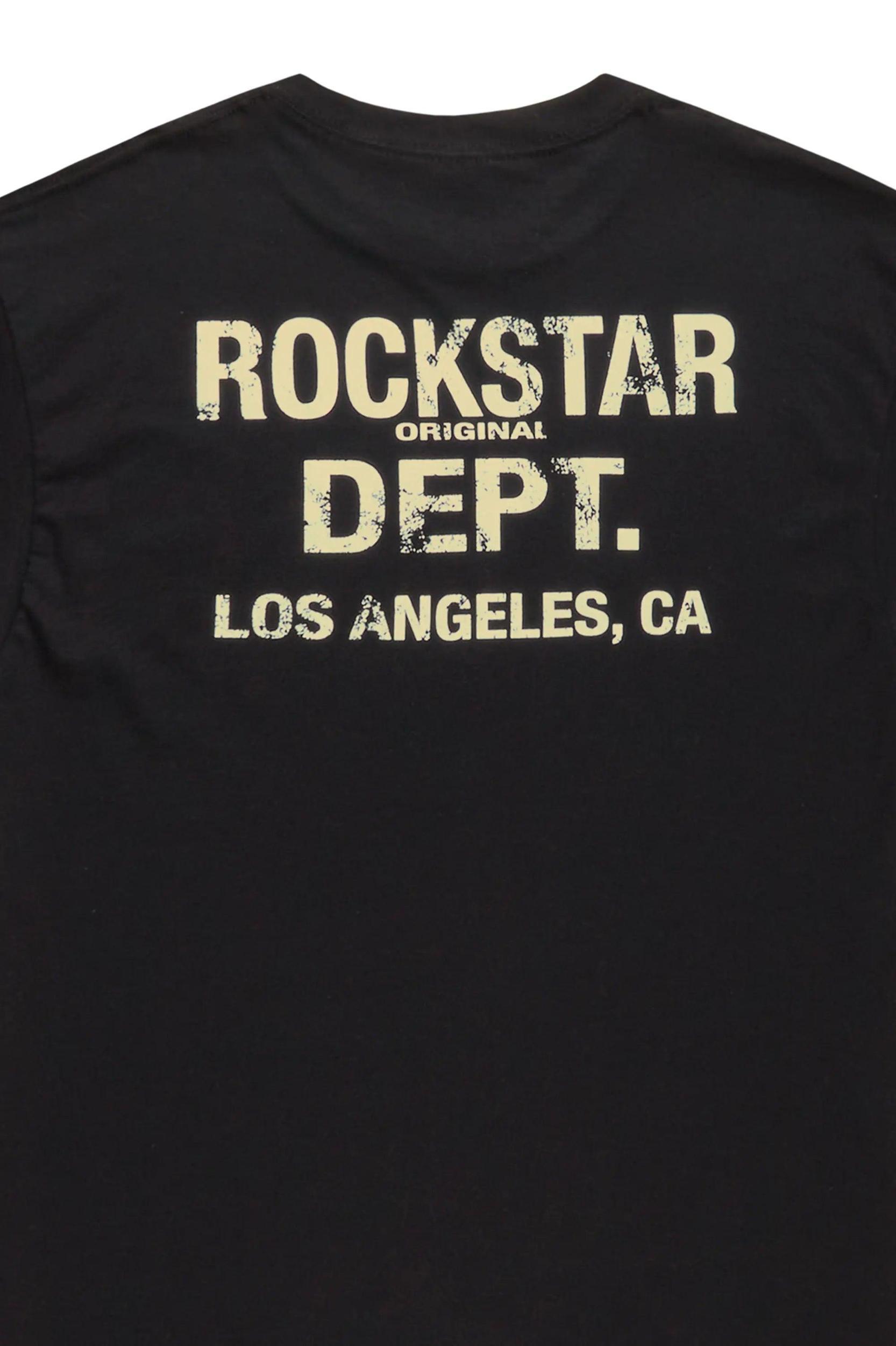 Lake Black/Beige Graphic T-Shirt Male Product Image