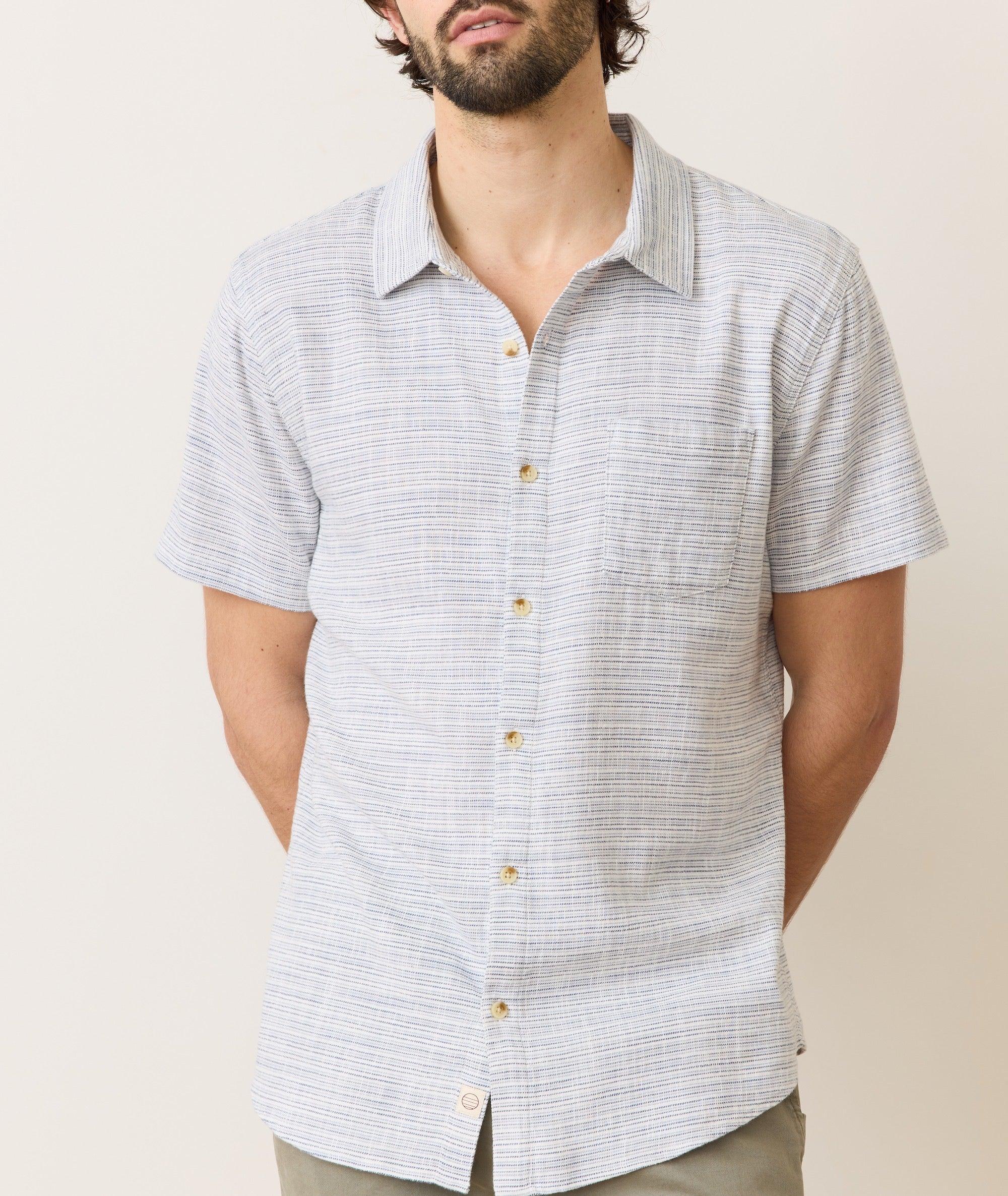 Stretch Selvage Short Sleeve Shirt Product Image