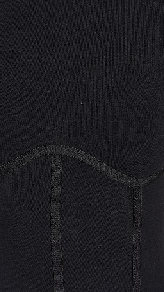 Fleur du Mal Cotton T Shirt Thong Bodysuit | Shopbop Product Image