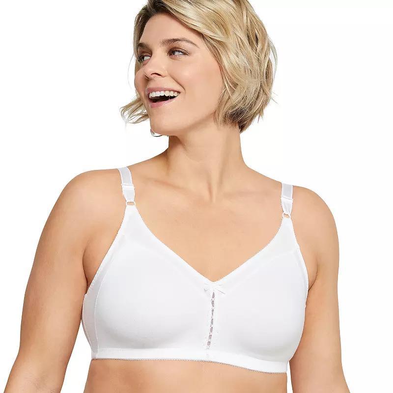 Bali® Double Support® Full-Figure Wireless Bra 3036, Women's, Size: 38 C, White Product Image