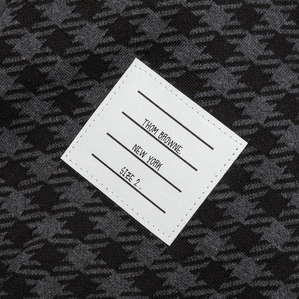 Cotton Gunclub Check Jacquard 4-Bar Sweatpants - Black Male Product Image