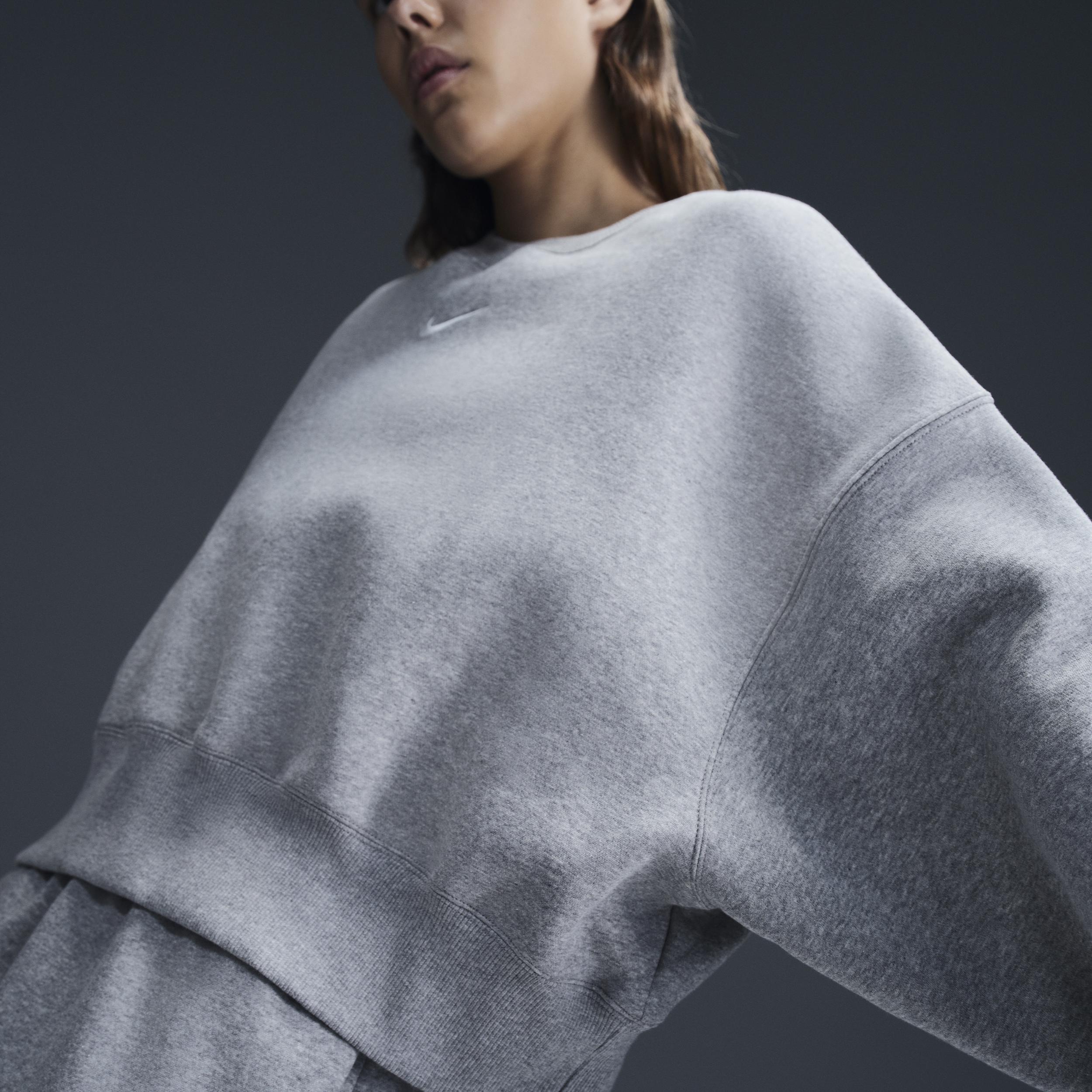 Women's Nike Sportswear Phoenix Fleece Over-Oversized Crew-Neck Sweatshirt Product Image