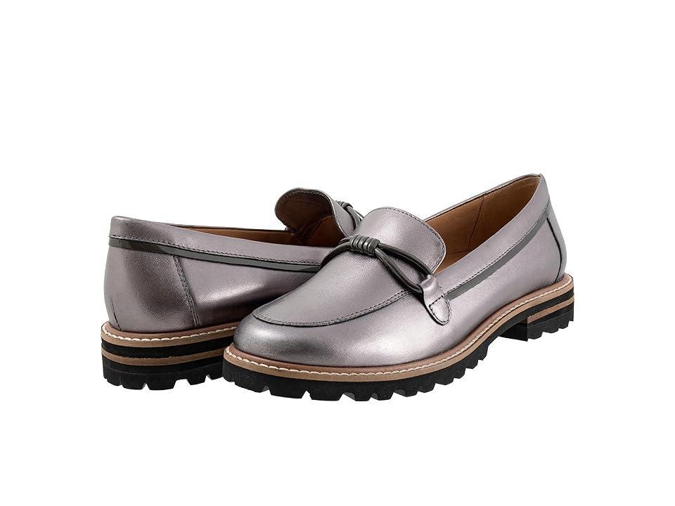 Trotters Fiora Leather Lug Sole Loafers Product Image